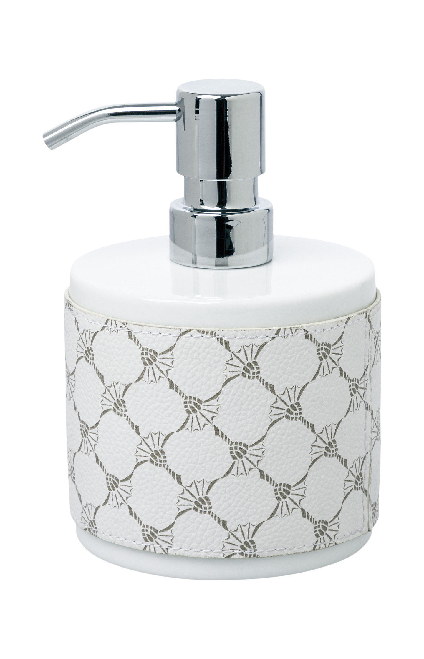 Seifenspender Weiss/grau H: 15 cm Joop
