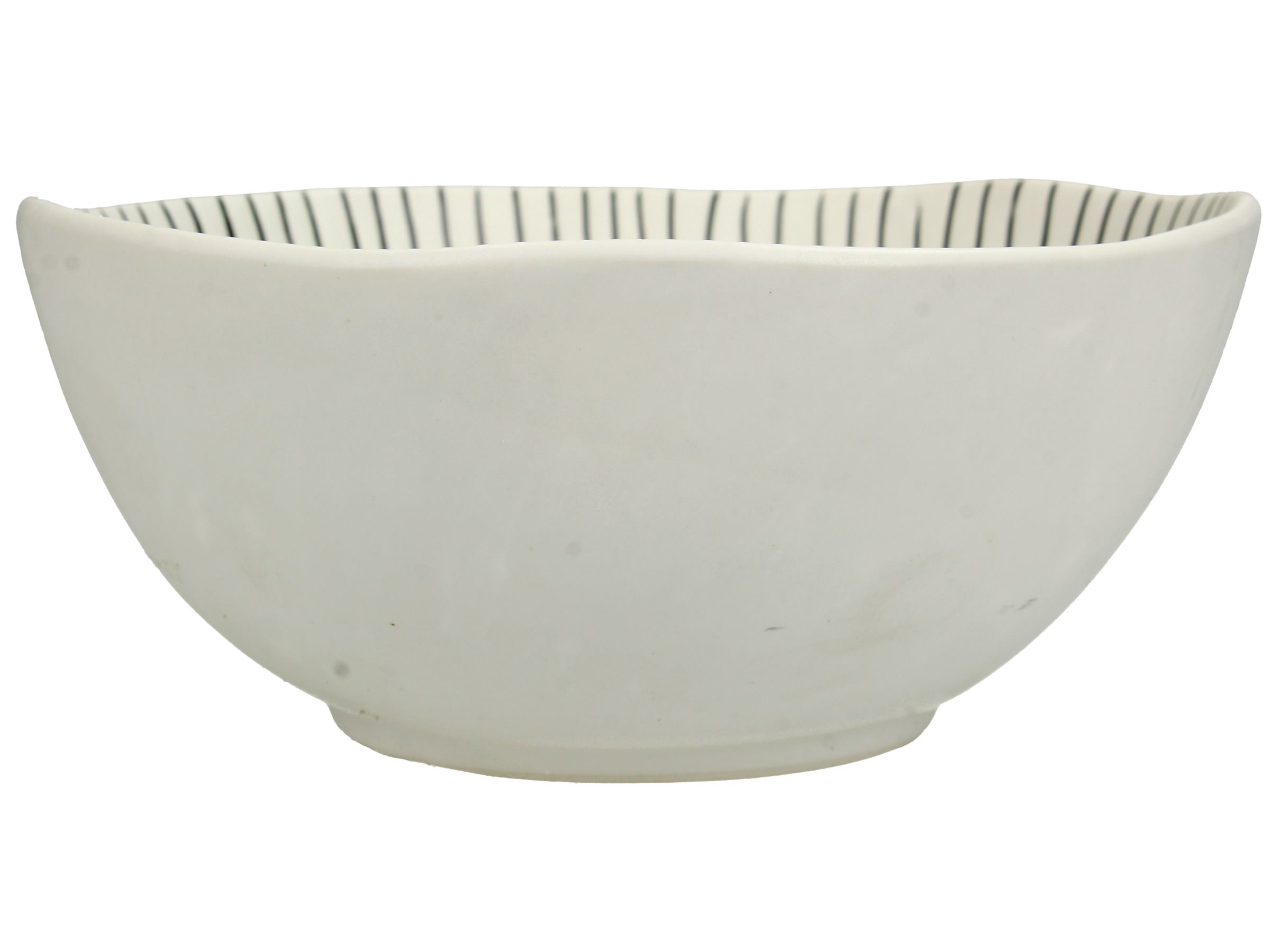 Geschirr Bowl, Schwarz-Weiss B: 8 cm Kersten