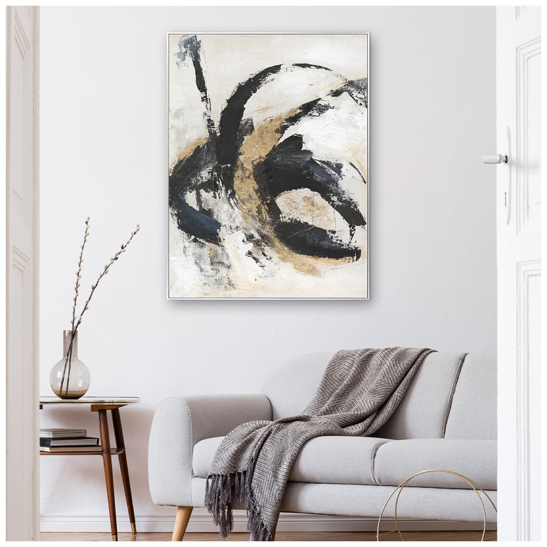 Bild Black & Gold Expression image LAND / Grösse: 120 x 90 cm Bild Black & Gold Expression image LAND / Grösse: 120 x 90 cm