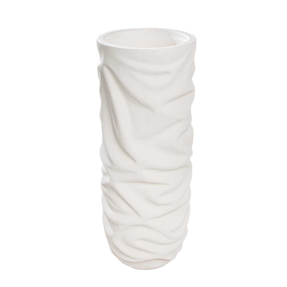 Gilde Pflanzengefäss Crush, Creme H: 90 cm  | Schubiger Möbel