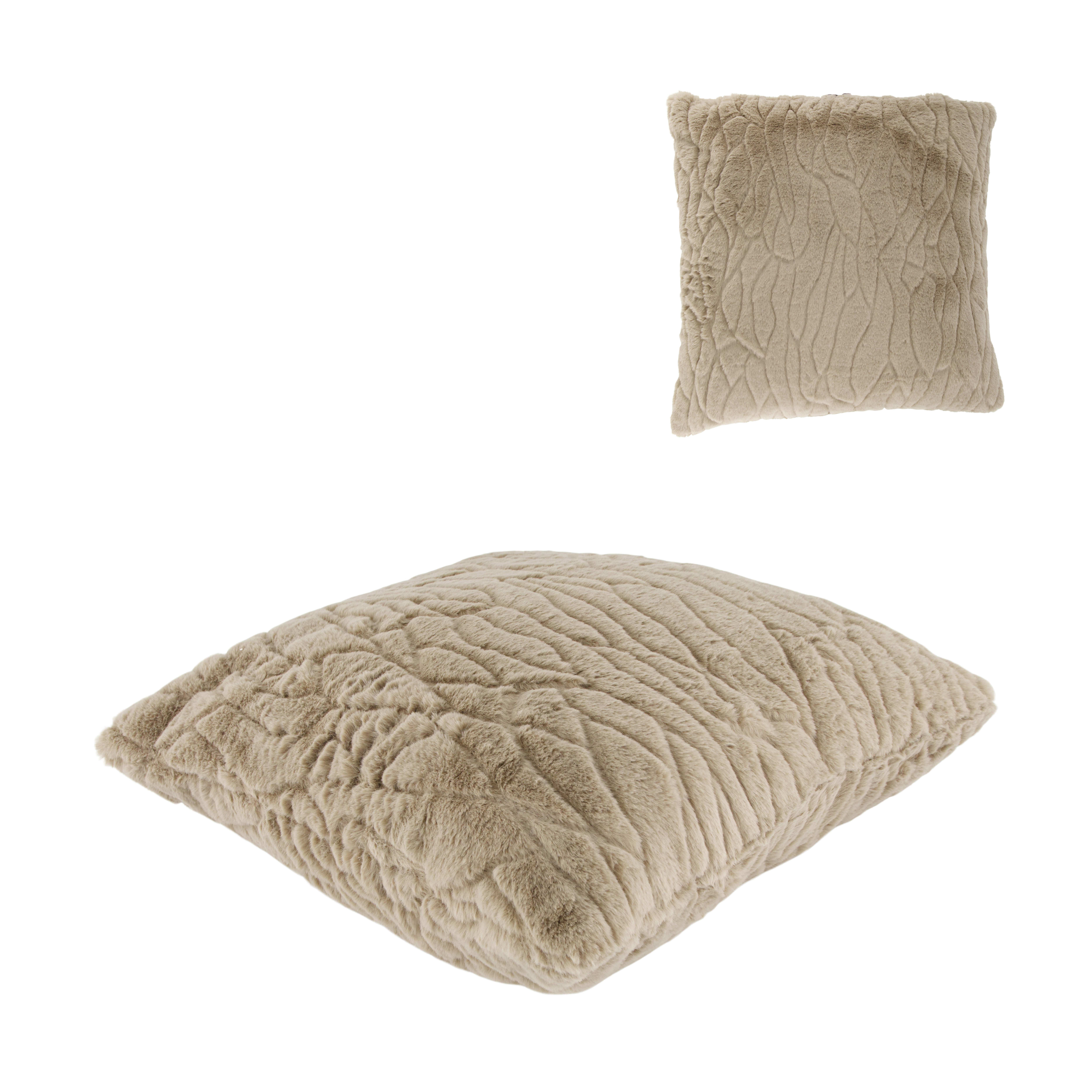 Kissen Warmes Grau 45x45 cm Decofinder"