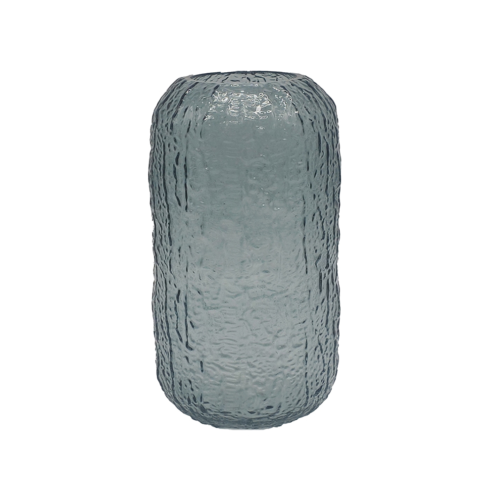 Vase Burnaby, Glas, Hellblau H: 27 cm Decofinder