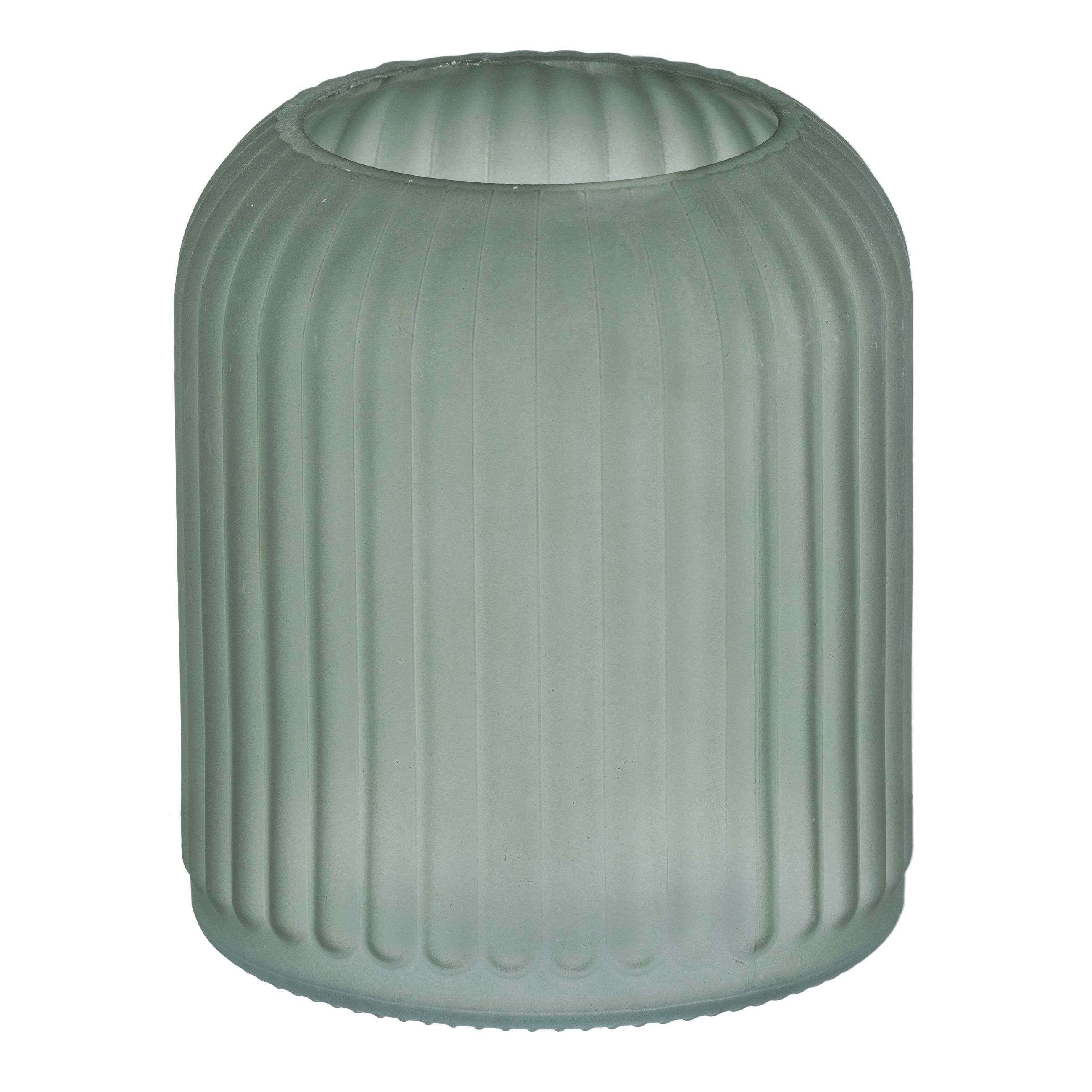 Windlicht Glas, Türkis B: 13 cm Gasper