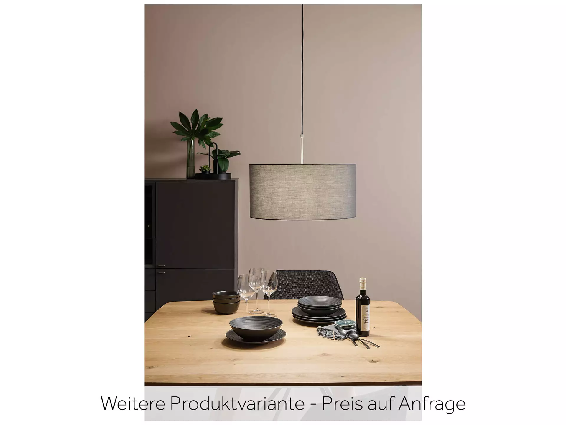 Stehlampe Pina Dunkelgrau D: 68 cm Fischer & Honsel / Farbe: Dunkelgrau