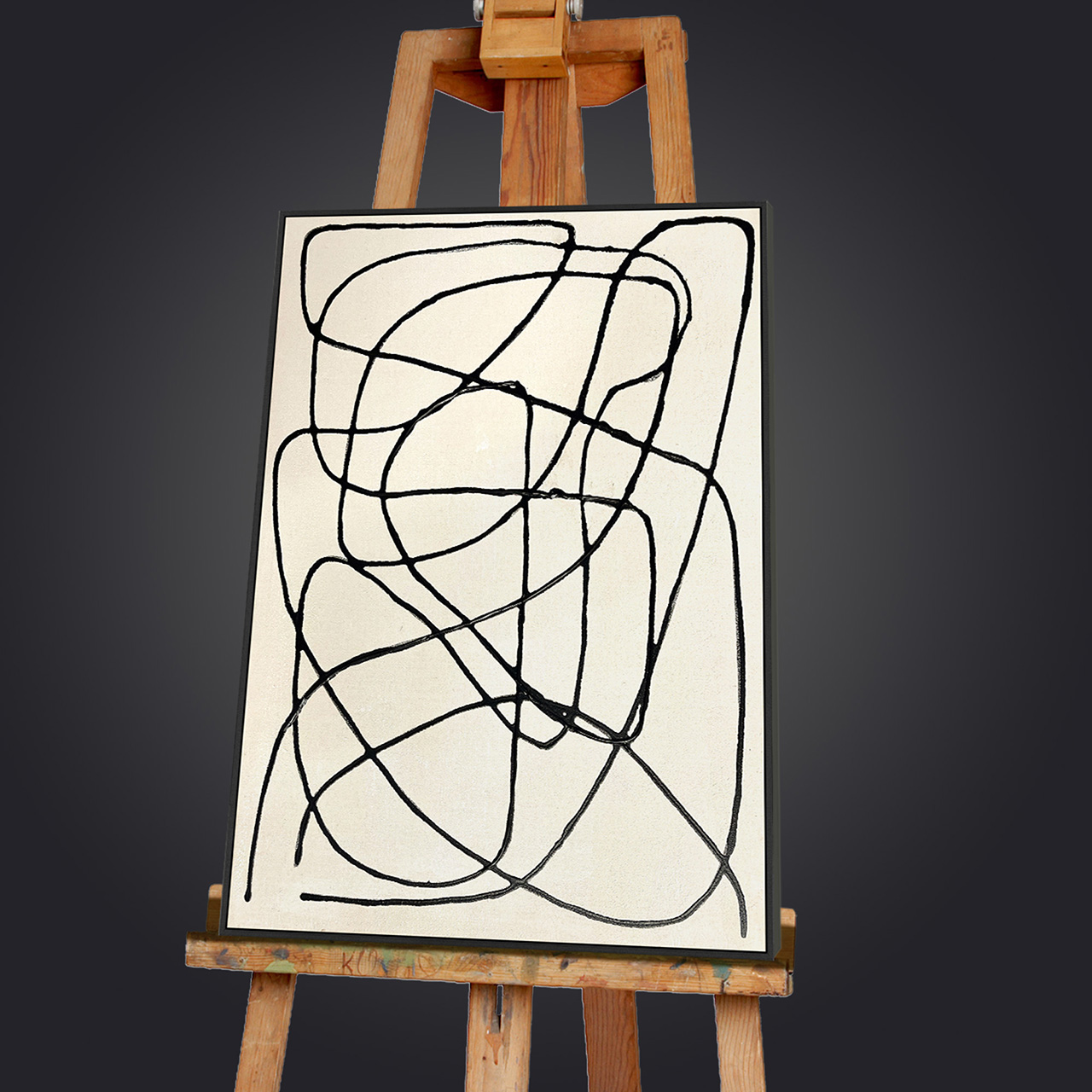 Gemälde Line Art image LAND