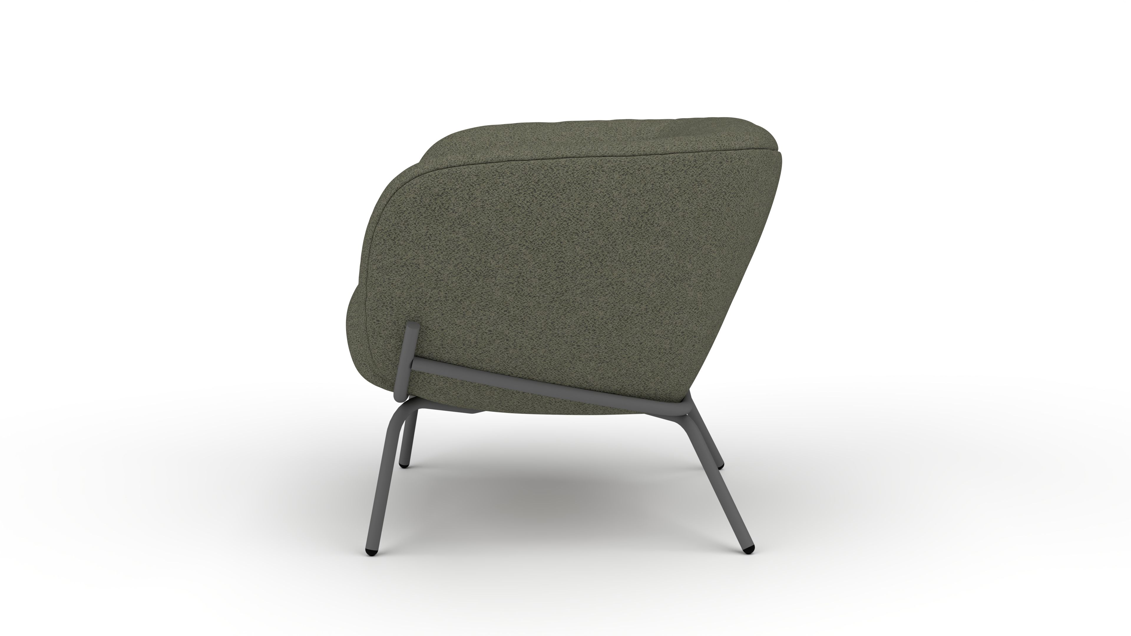 Sessel Neptune UrbanDesign / Farbe: Green / Bezugsmaterial: Stoff