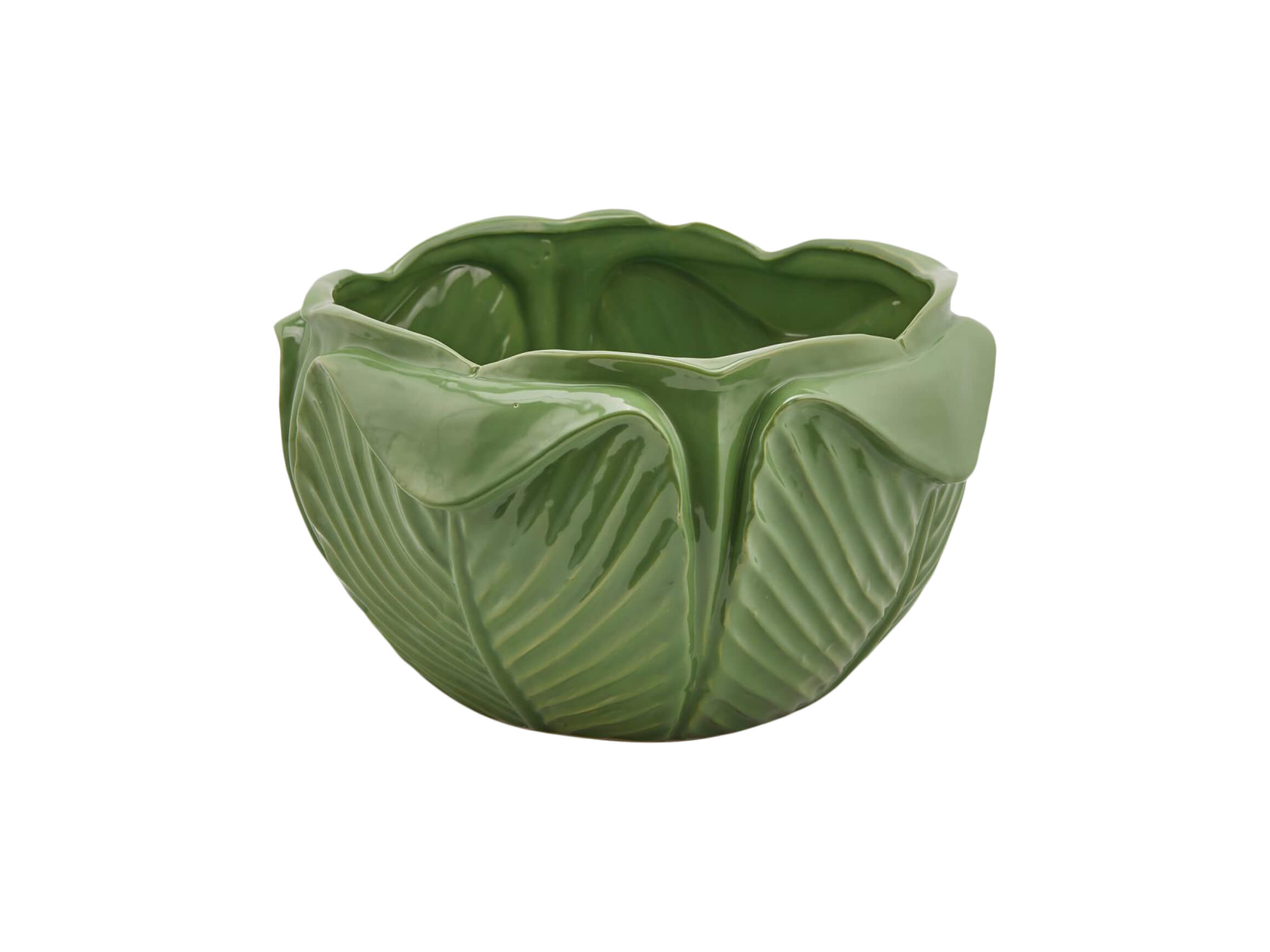 Schale Freches Blatt H: 18 cm Edg