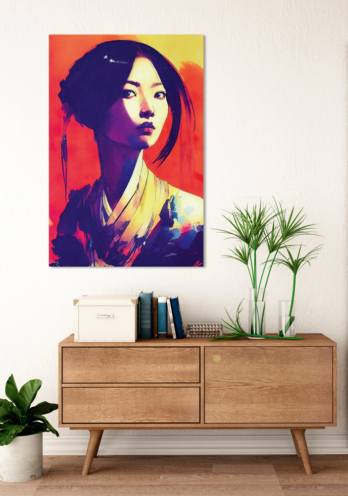 Acrylglasbild-Asia Girl-image LAND