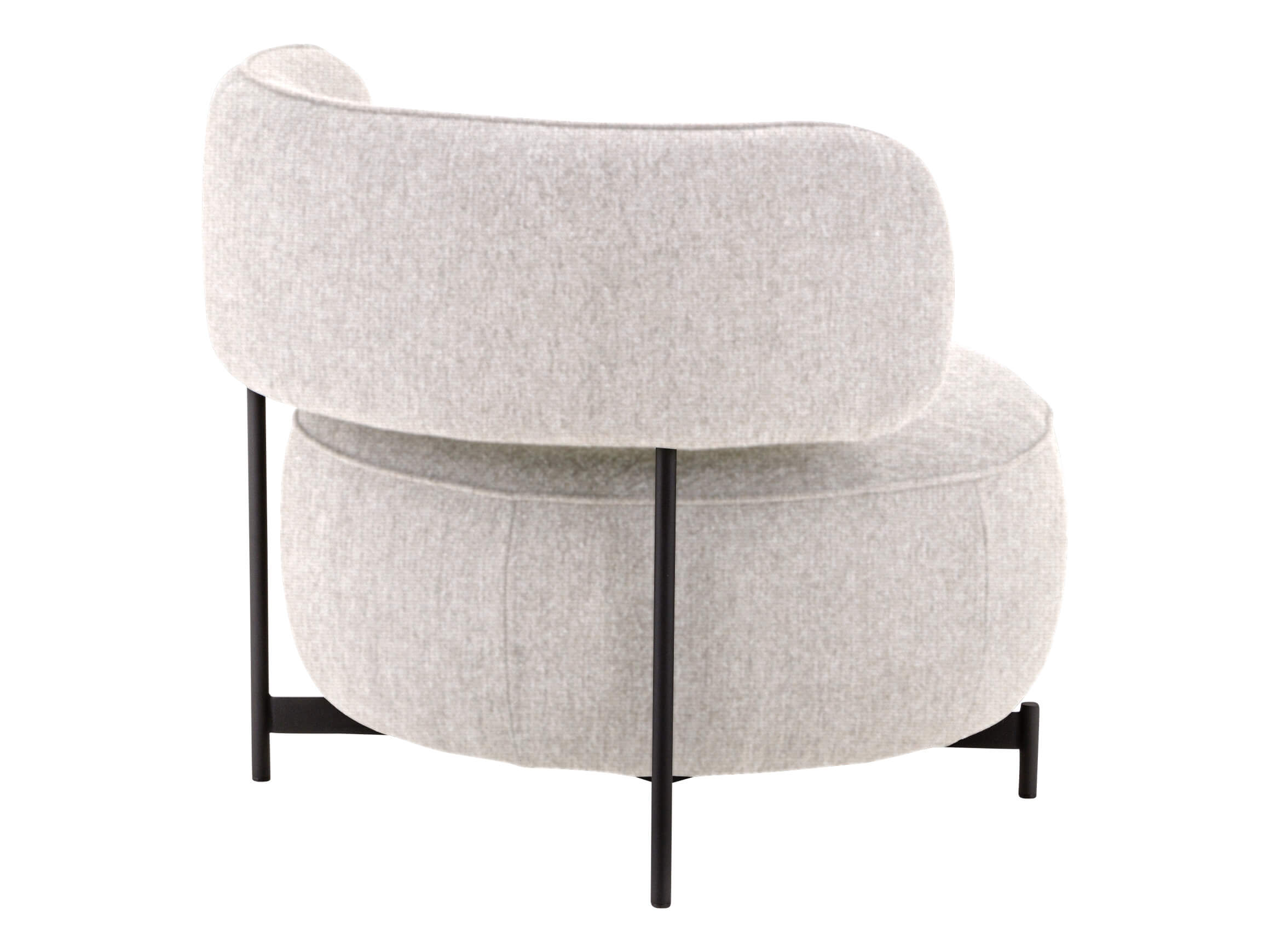 Sessel 8170 Basic Drehbar D: 88 cm Himolla / Farbe: Carrara / Material: Stoff Basic