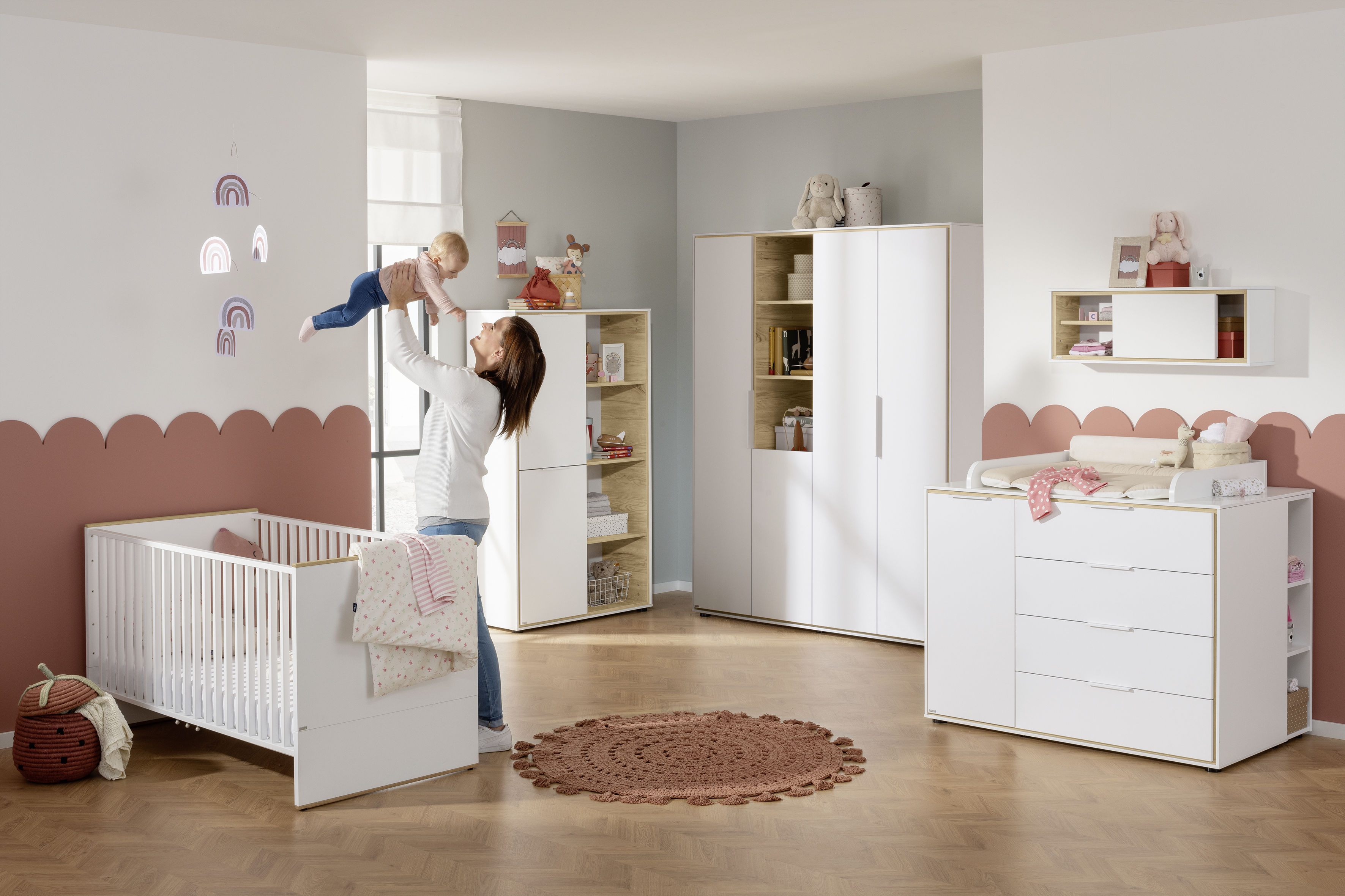 Babybett Lieven von Paidi / Farbe: Kreideweiss / Grösse: 76 x 76 cm