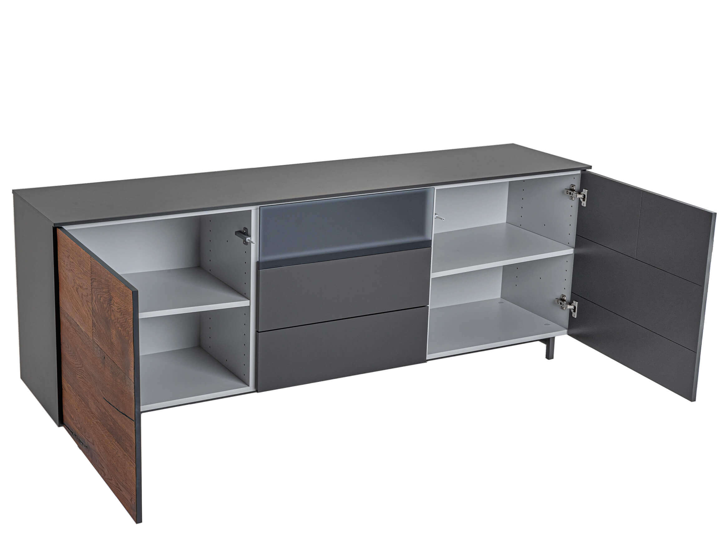 Sideboard Novara Fubo / Farbe: Anthrazit