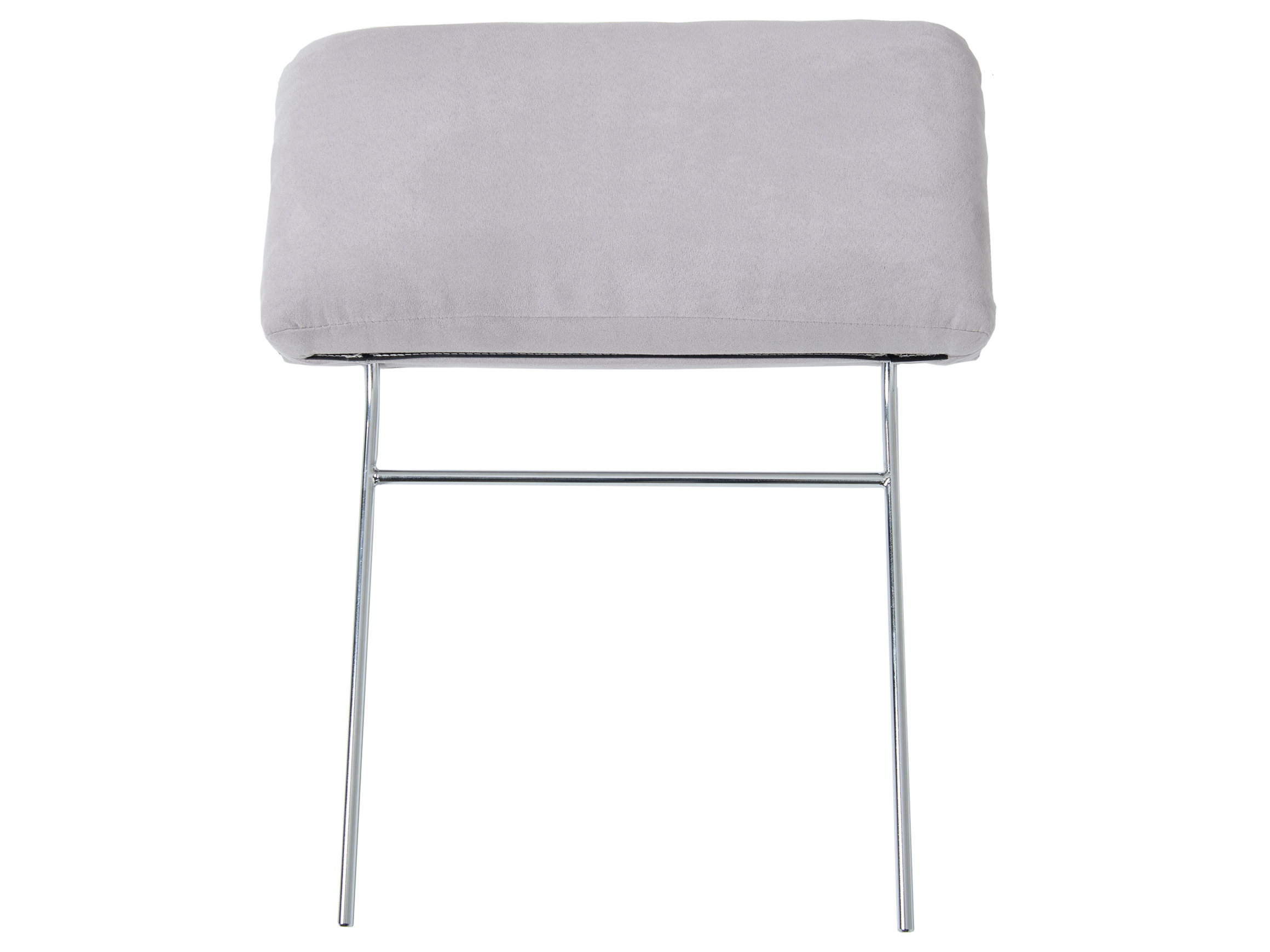 3er Sofa Damaris, Stoff Hellgrau, Metallfuss, b 212 cm