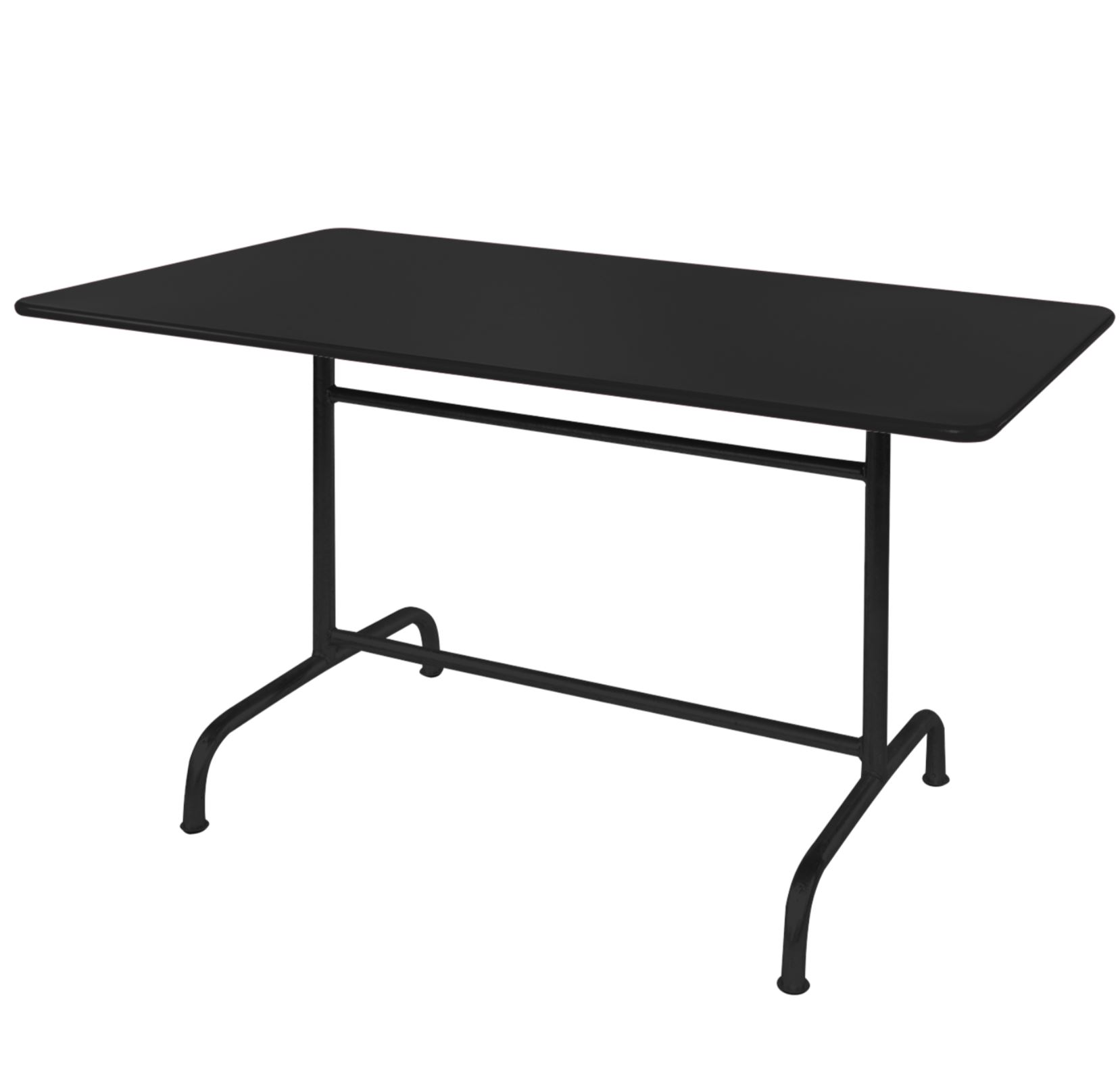 Metall-Tisch Rigi Schaffner / Farbe: Schwarz
