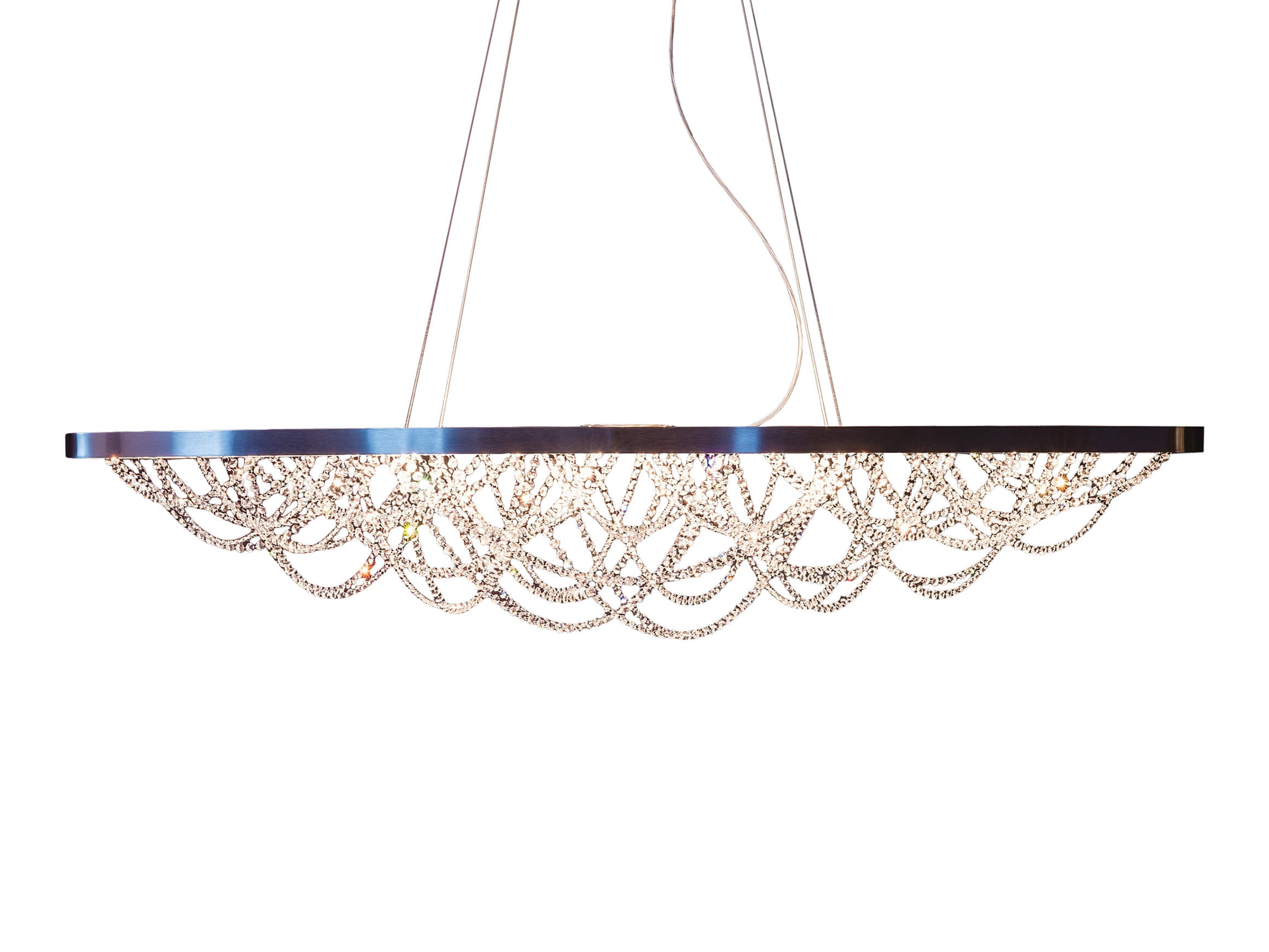 Hängelampe Cristal Cattelan / Farbe: Kristallglas