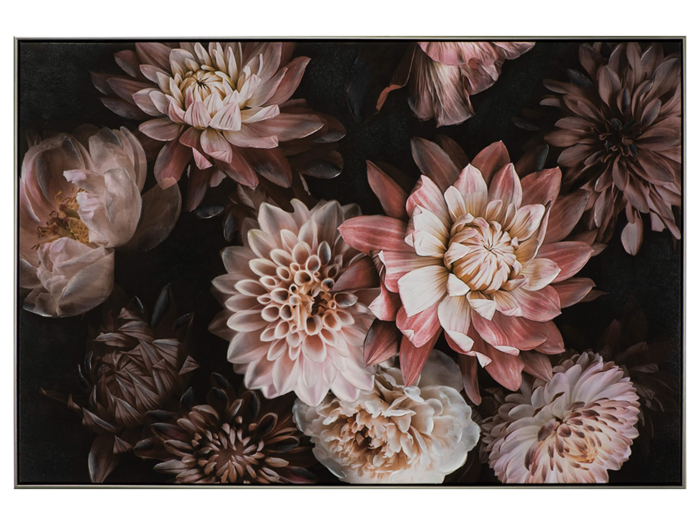 Bild mit Rahmen Hübsche Rosa Blumen image LAND