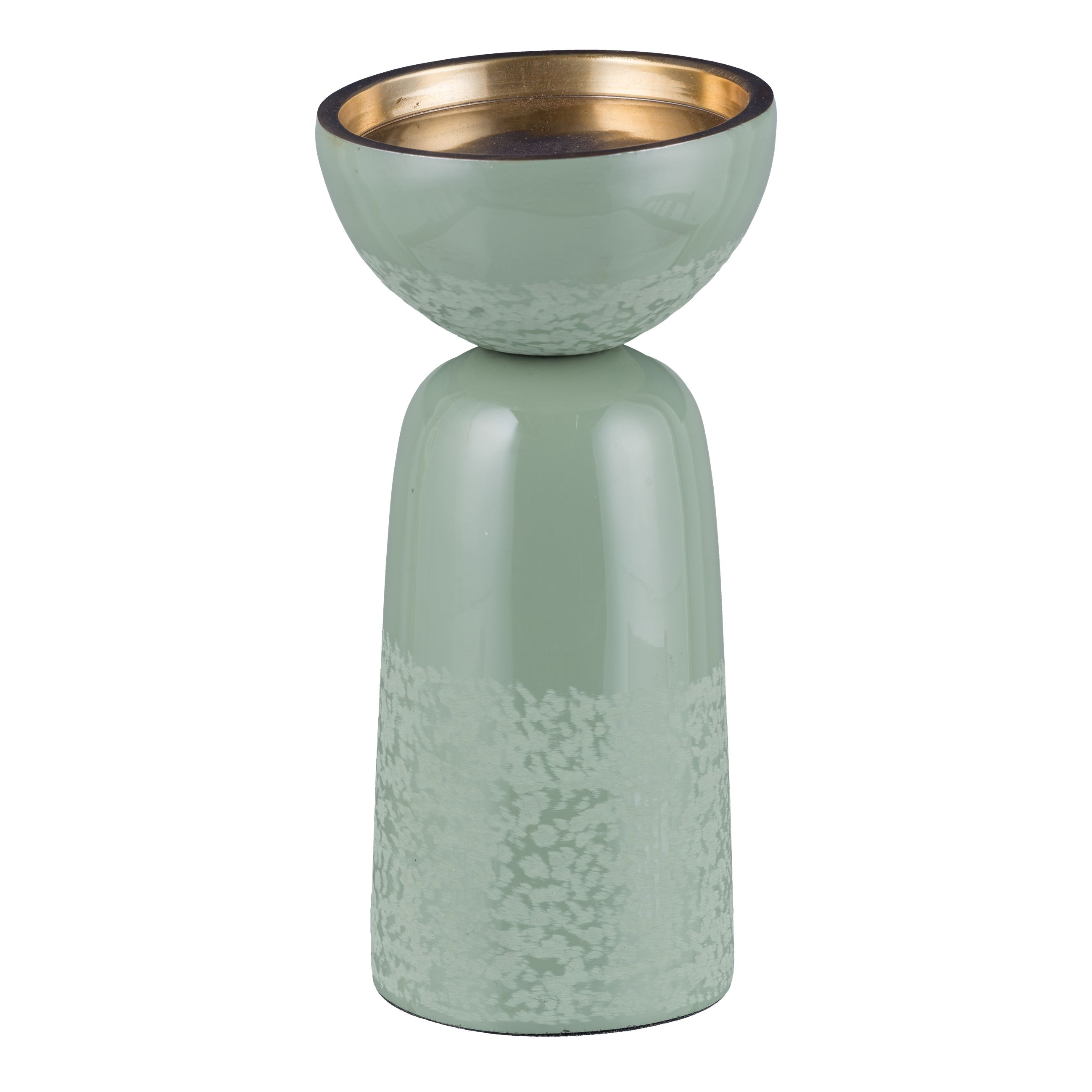 Kerzenständer Eleganza, Salbei H: 22 cm Gasper