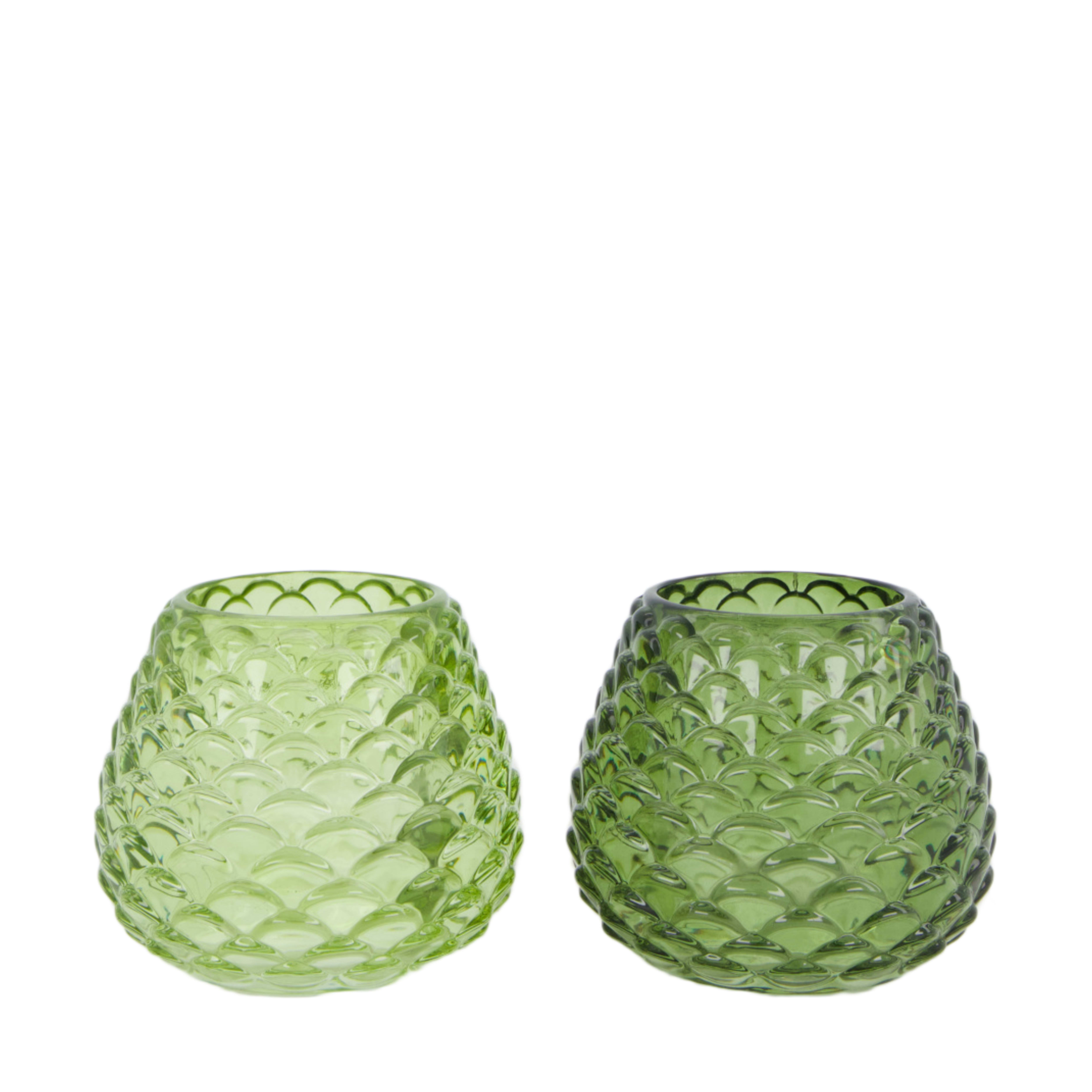 Decofinder Windlicht Alice, Assortiert Grün H: 9 cm  | Schubiger Möbel