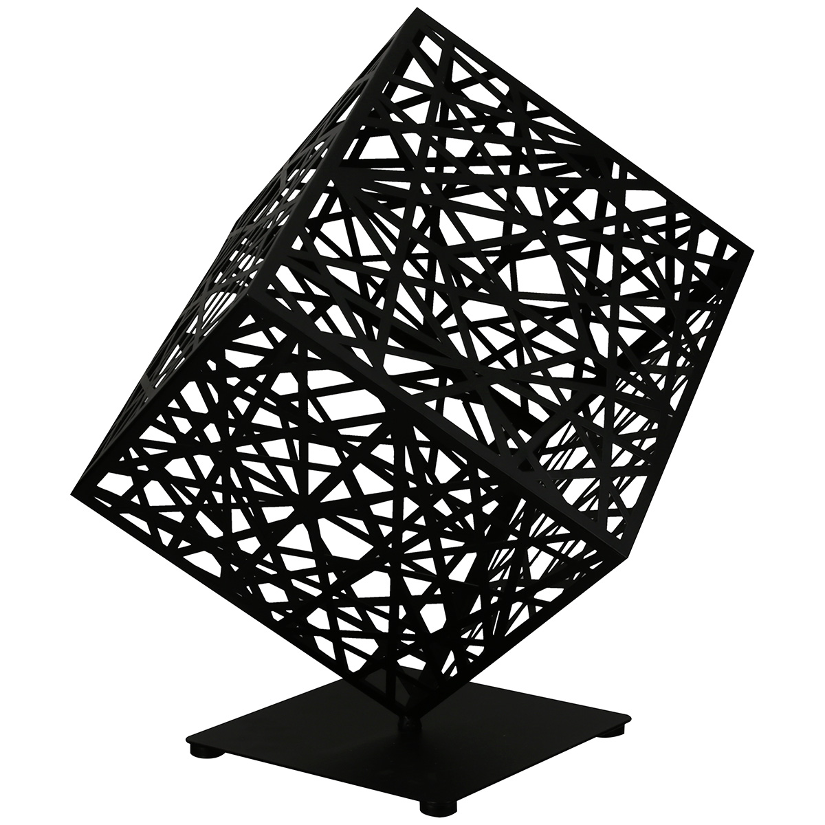 Figur-Greta Metall Schwarz H: 61 cm-Gilde