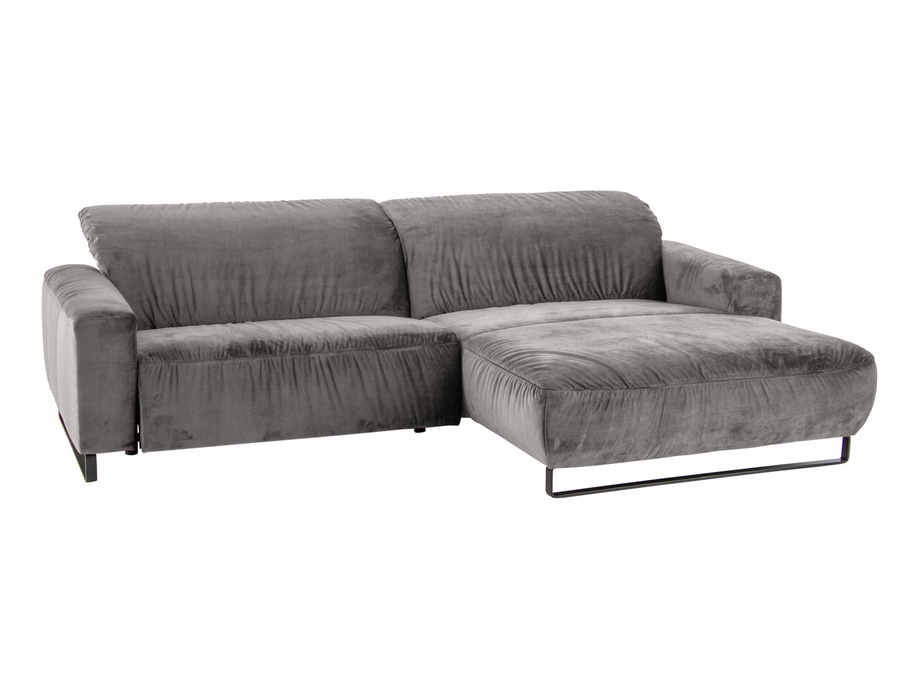 Ecksofa Eindhoven Basic Candy / Farbe: Stone / Material: Stoff Basic