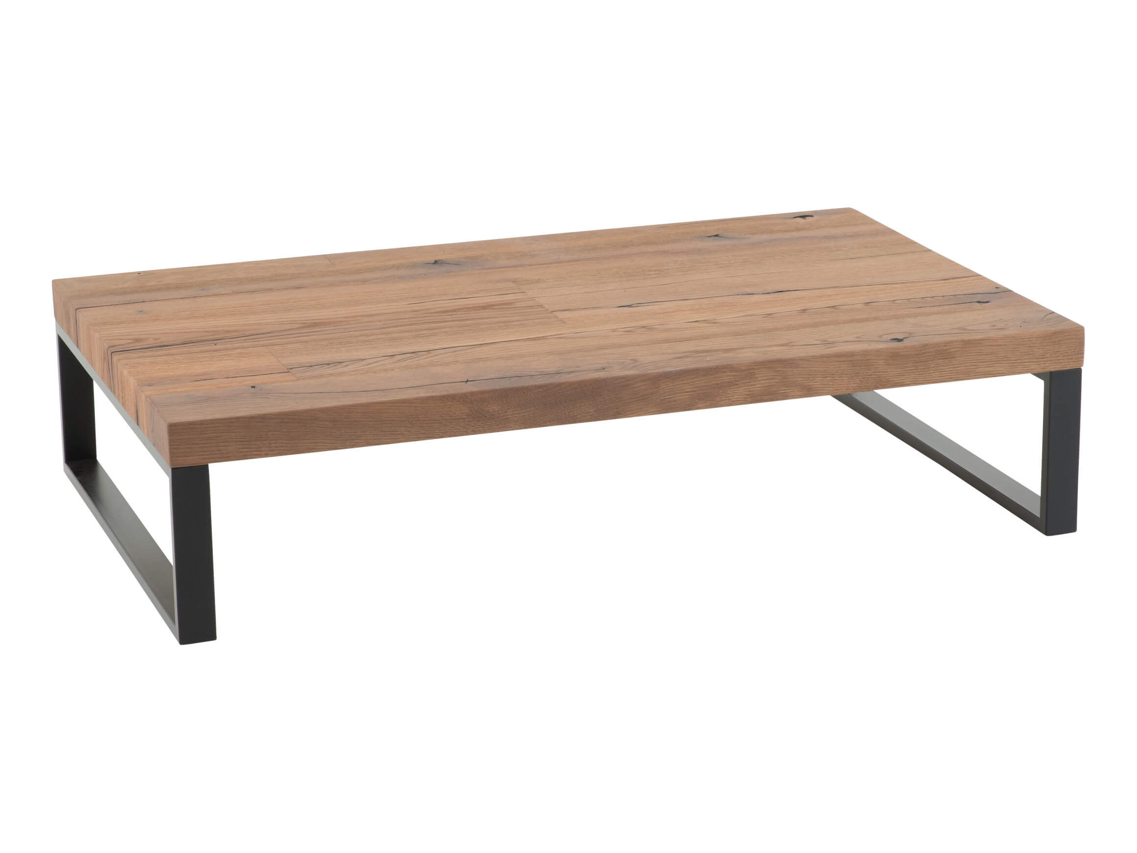 Salontisch Zermatt, Thermoeiche mit Parkettverleimung, 130x80x30 cm