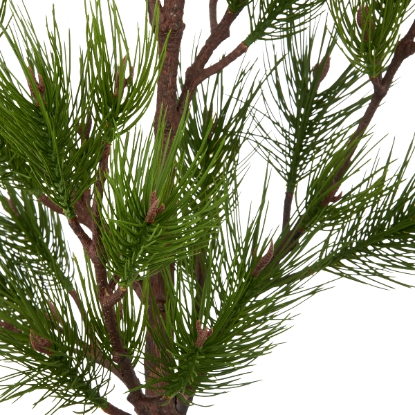 Kunstpflanzen Kiefernbaum in Schwarzem Topf Gasper