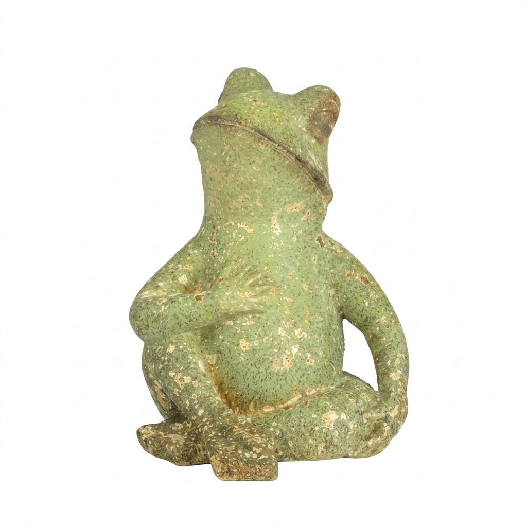 Figur-Frosch Edgar Liegend, 19x19x25 cm-Decofinder