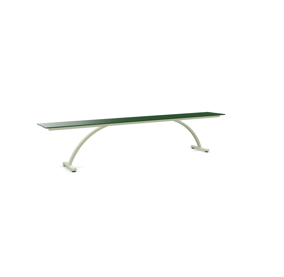 Schaffner Gartenbank Bernadino Grün | Schubiger Möbel