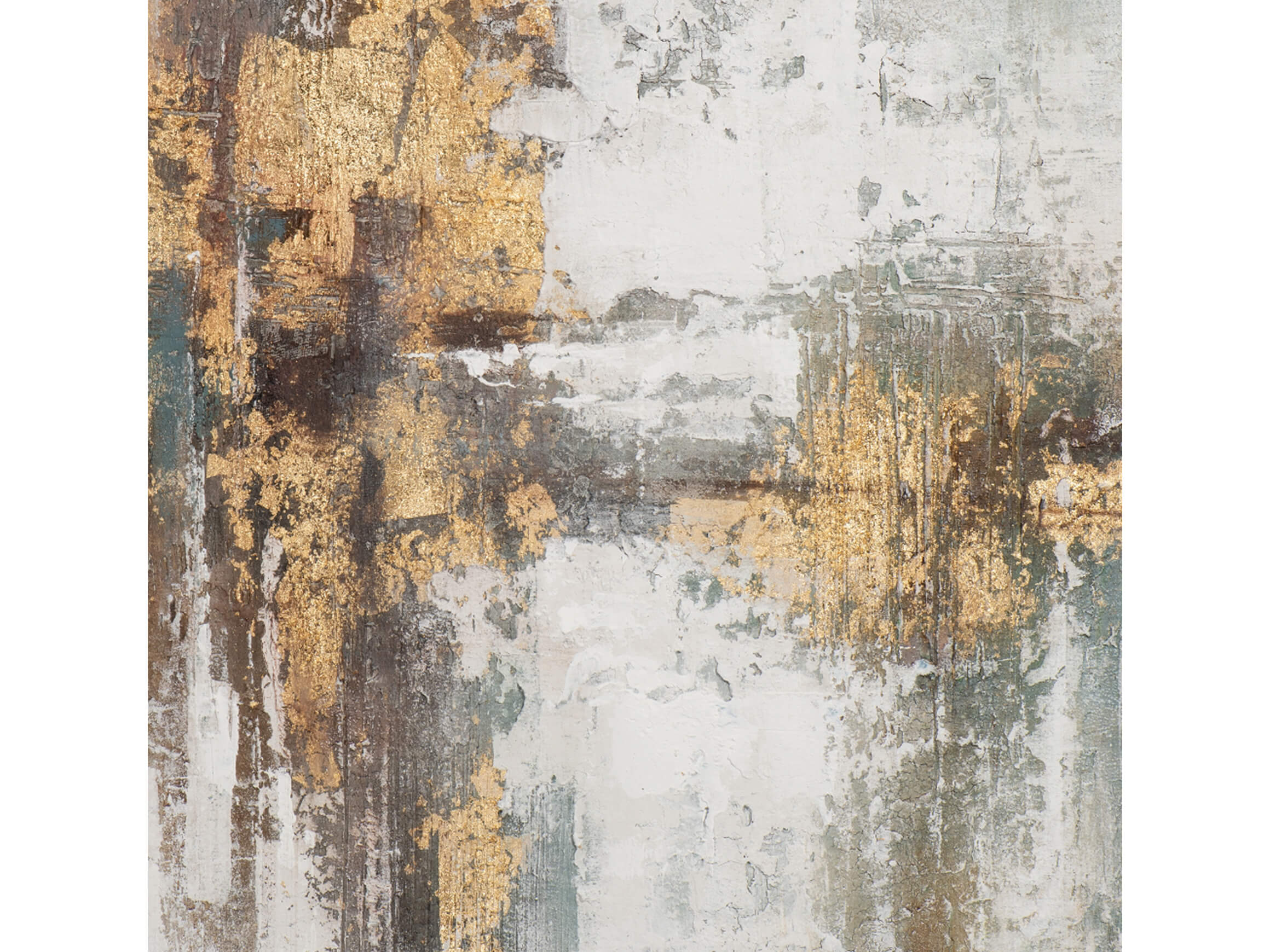 Bild Abstrakte Farbkomposition in Beige, Braun, Gold 2 image LAND