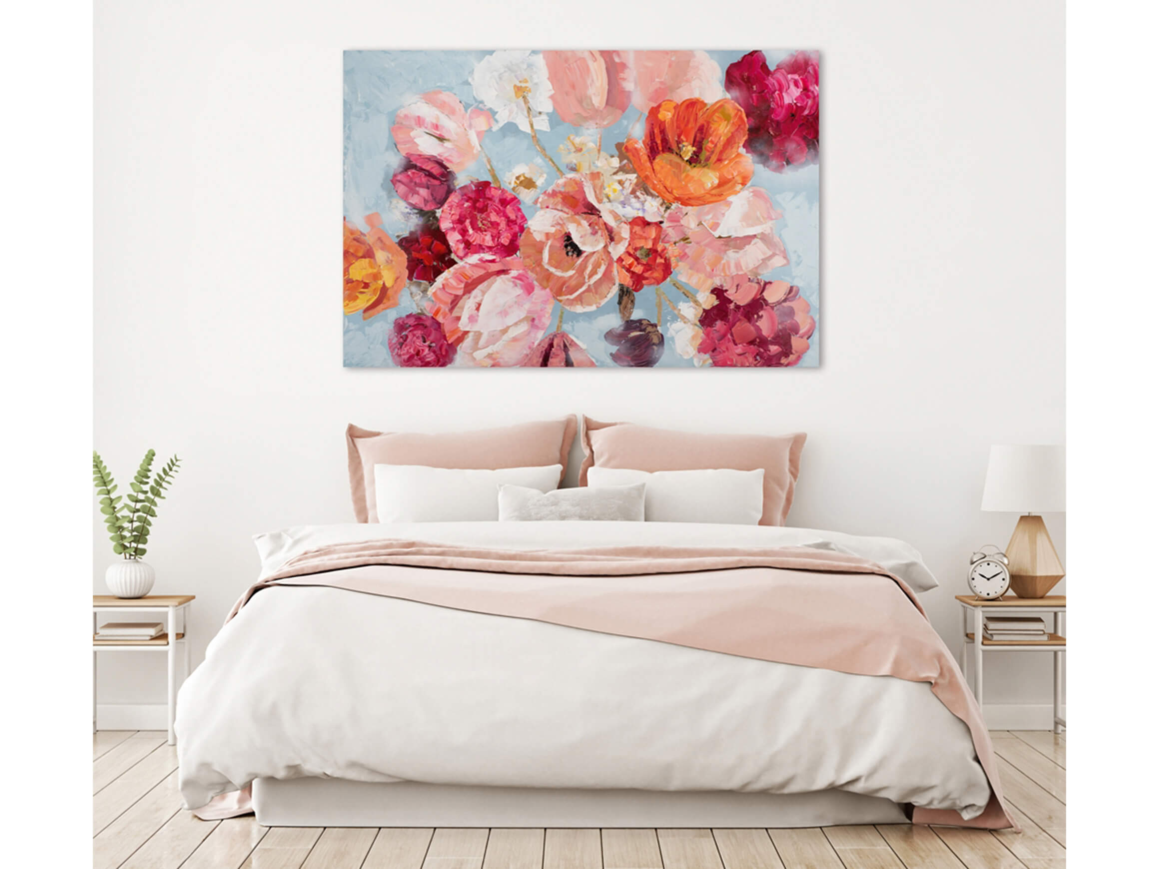 Bild Rosarote Blütenpracht image LAND / Grösse: 150 x 100 cm