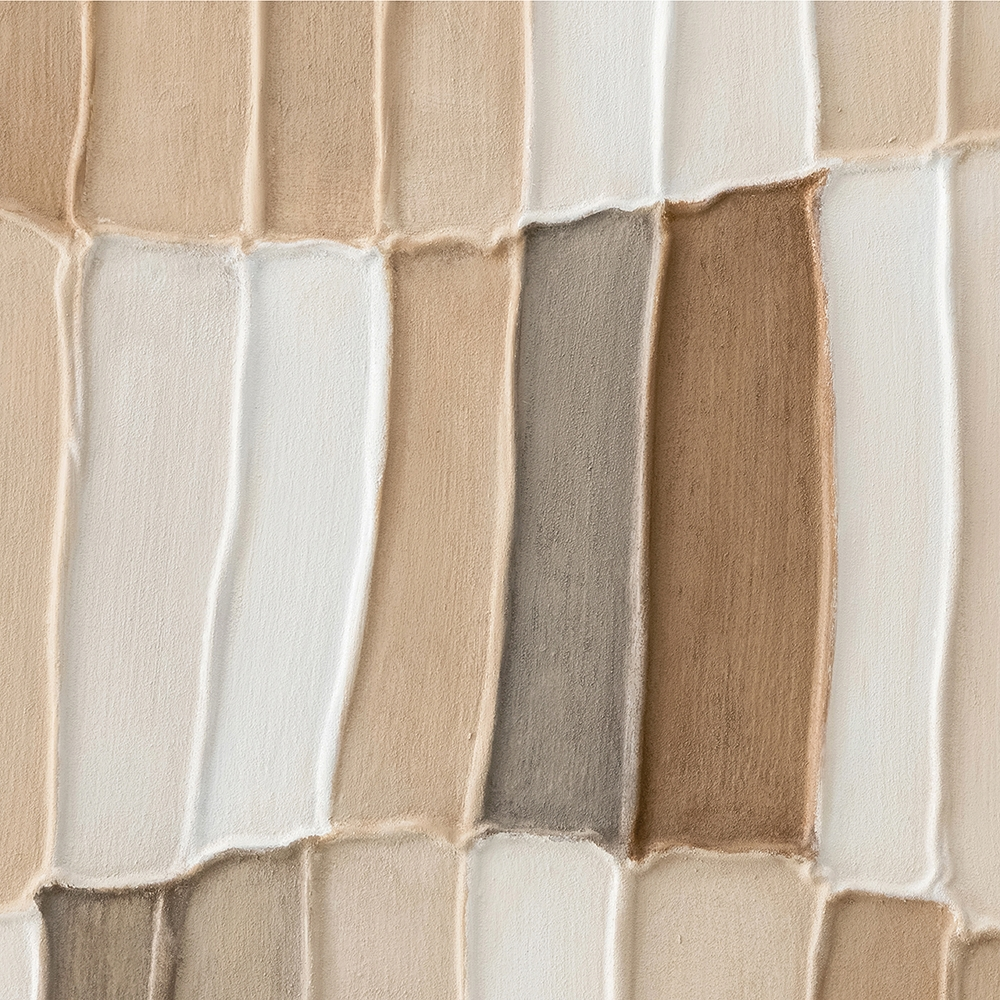 Gemälde-Wooden Patchwork-image LAND
