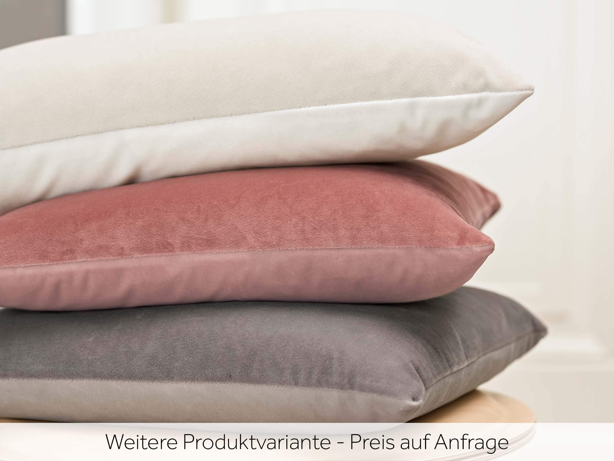 Kissenhülle Samt Uni Marsala 50x50 cm Magma