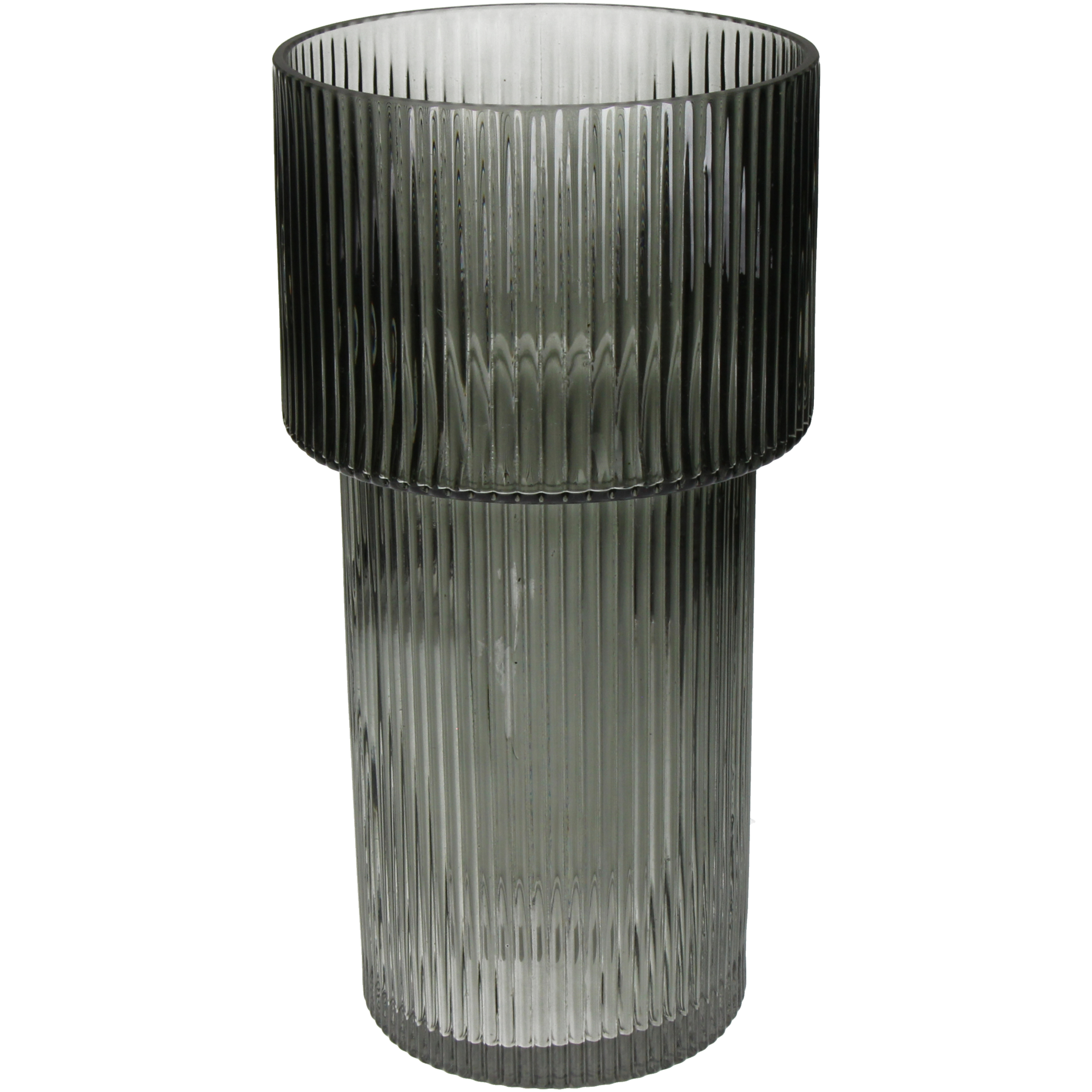 Kersten Vase Stripe, Glas H: 30 cm  | Schubiger Möbel