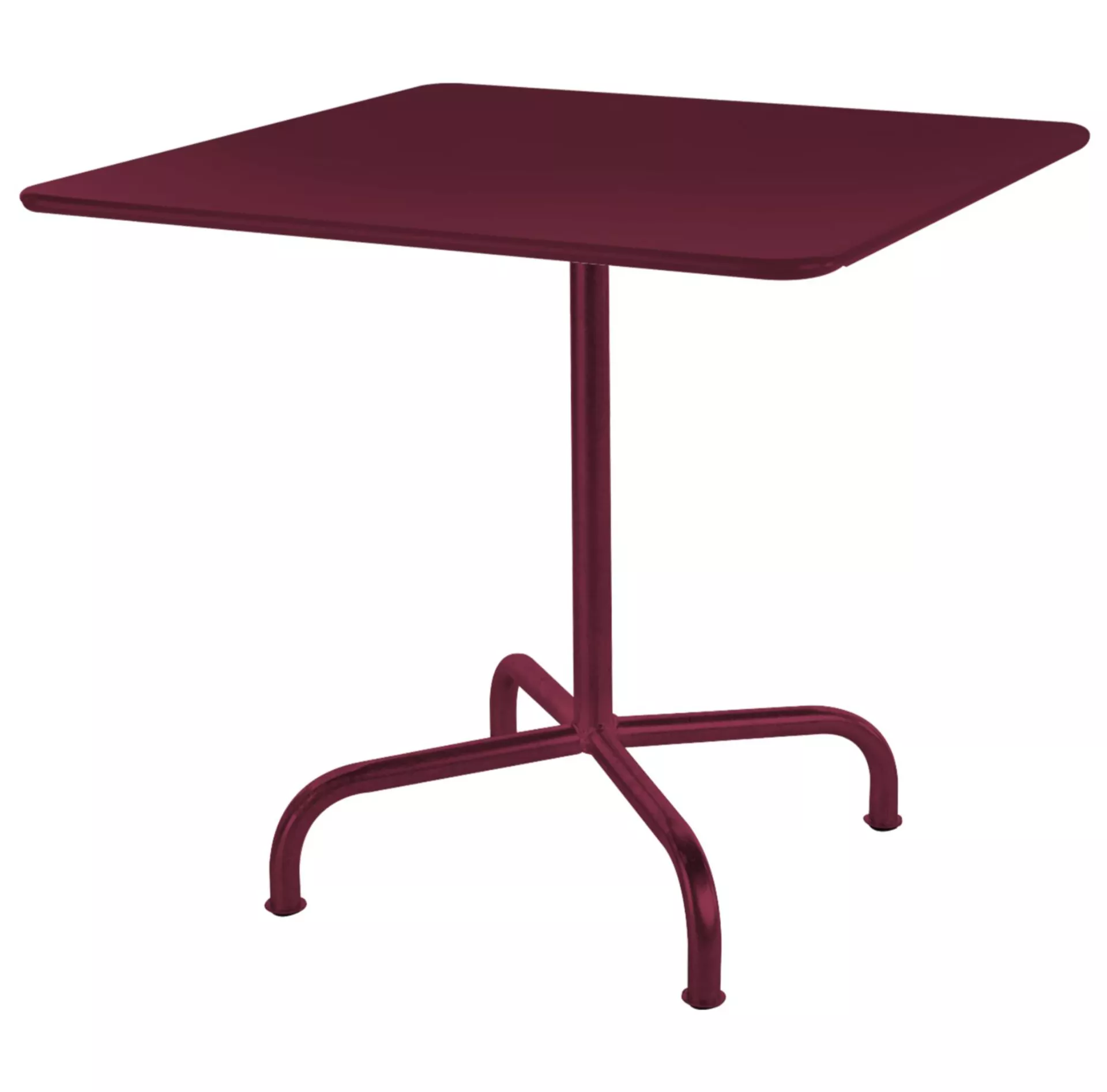 Metall-Tisch Rigi Schaffner / Farbe: Bordeaux