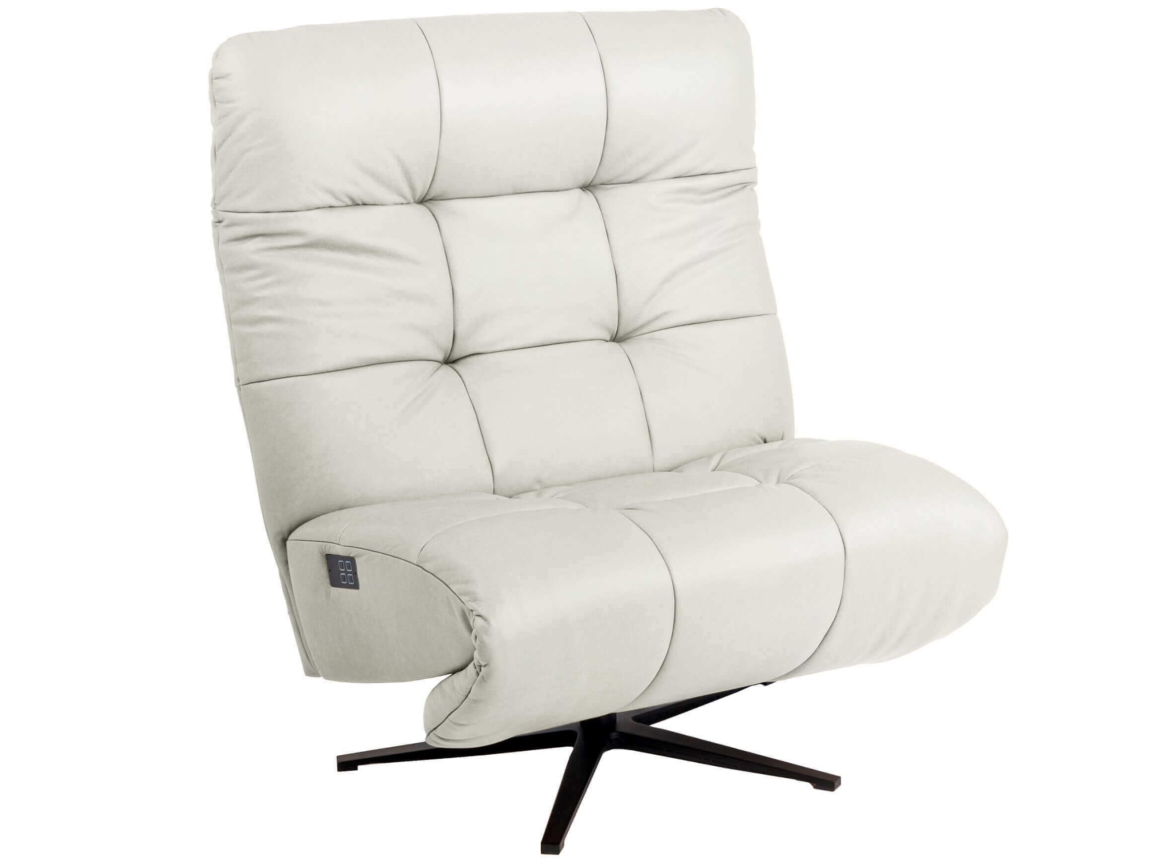 Sessel Palinka Basic Schillig Willi / Farbe: Weiss / Material: Leder Basic