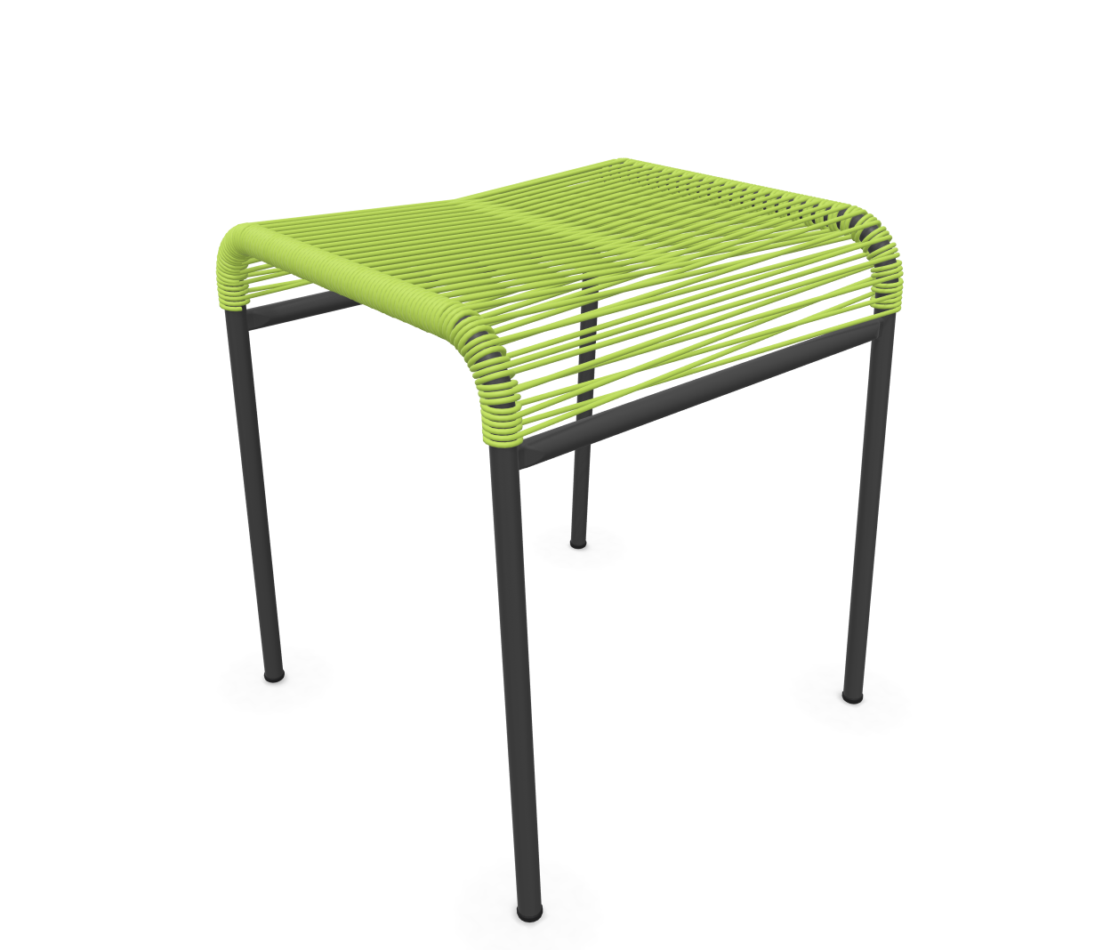 Schaffner Spaghetti-1er-Hocker Säntis Hoch Grün | Schubiger Möbel