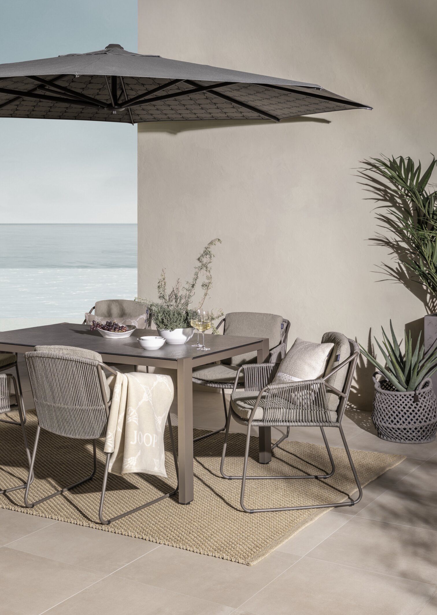 Dekokissen Natural H: 10 cm von Joop Outdoor