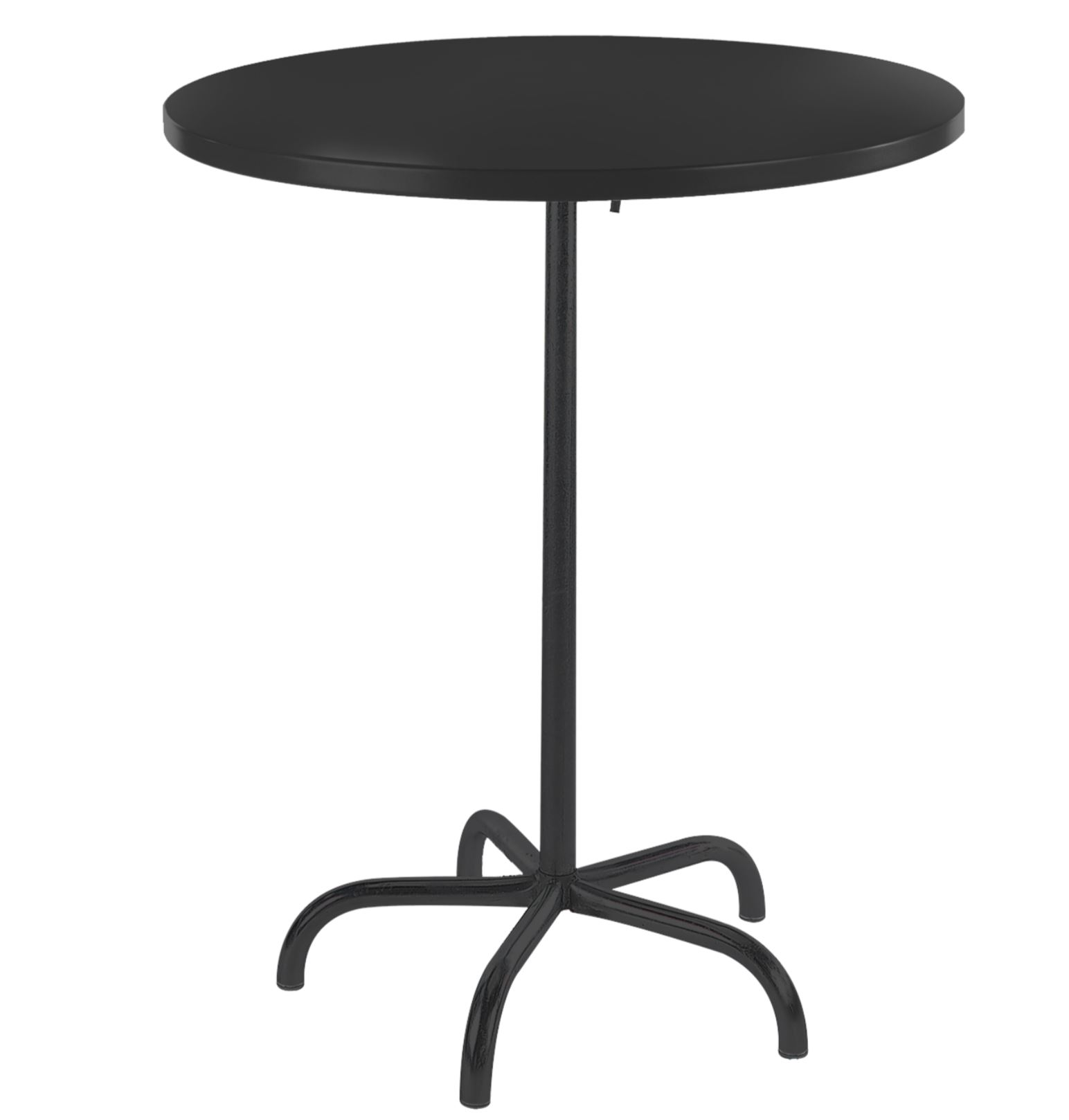 Metall-Stehtisch Säntis Rund Schaffner / Farbe: Schwarz