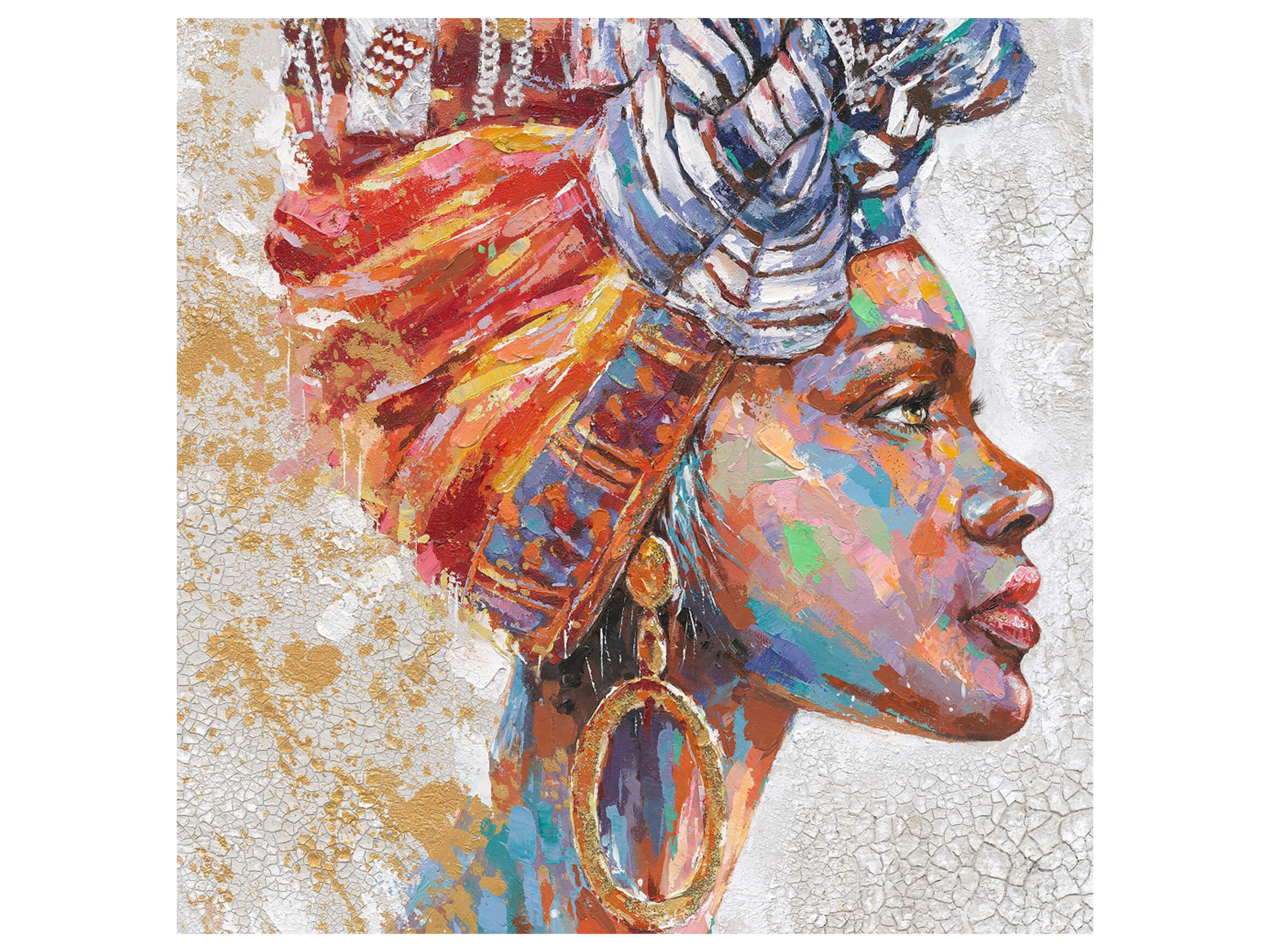 Bild Schönheit mit Buntem Turban 1 image LAND