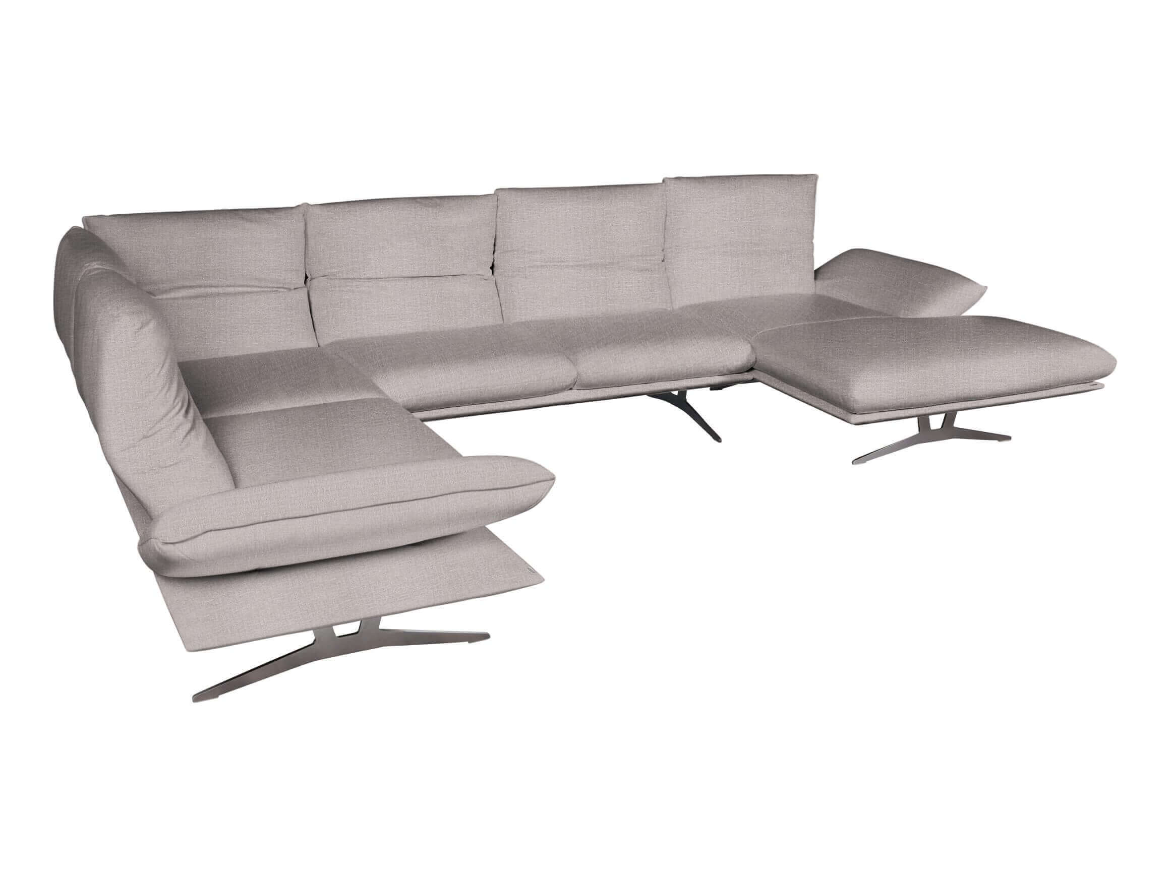 Ecksofa Faraya Basic Wohnlandschaft Koinor / Farbe: Grau / Material: Stoff Basic