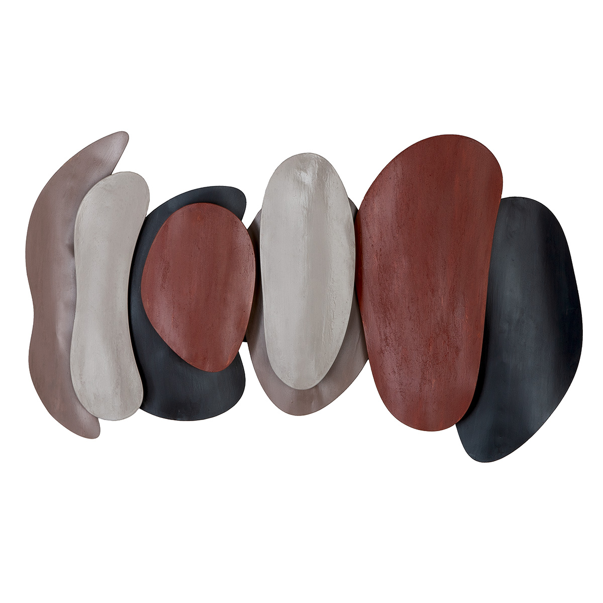 Bild Wandrelief, Metall, Bueno, Creme, Anthrazitfarben Gilde