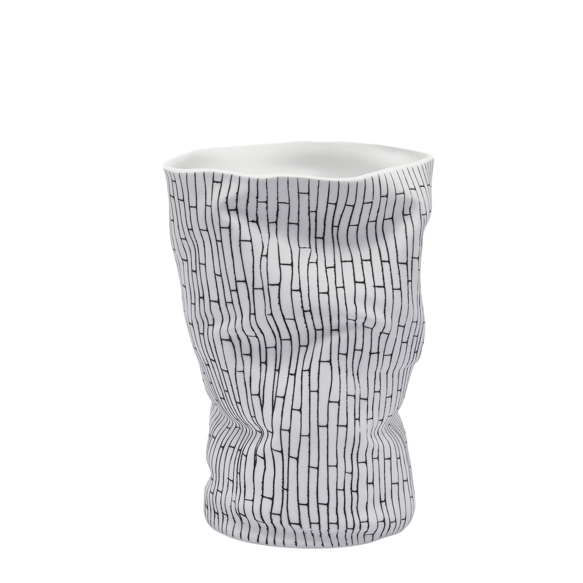 Edg Vase Deluxe Mosaik Porzellan H: 38 cm  | Schubiger Möbel