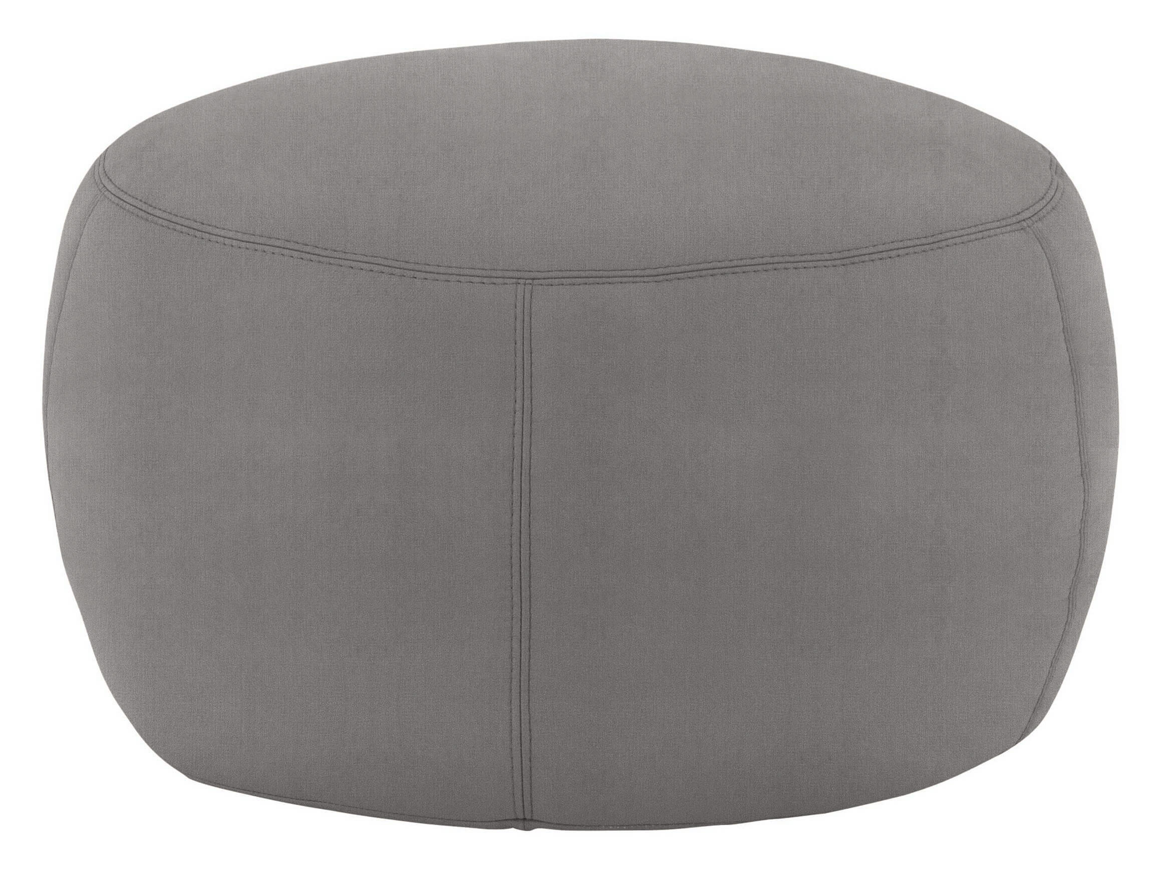 Hocker Annabelle D: 60 cm Candy / Farbe: Stone / Material: Stoff