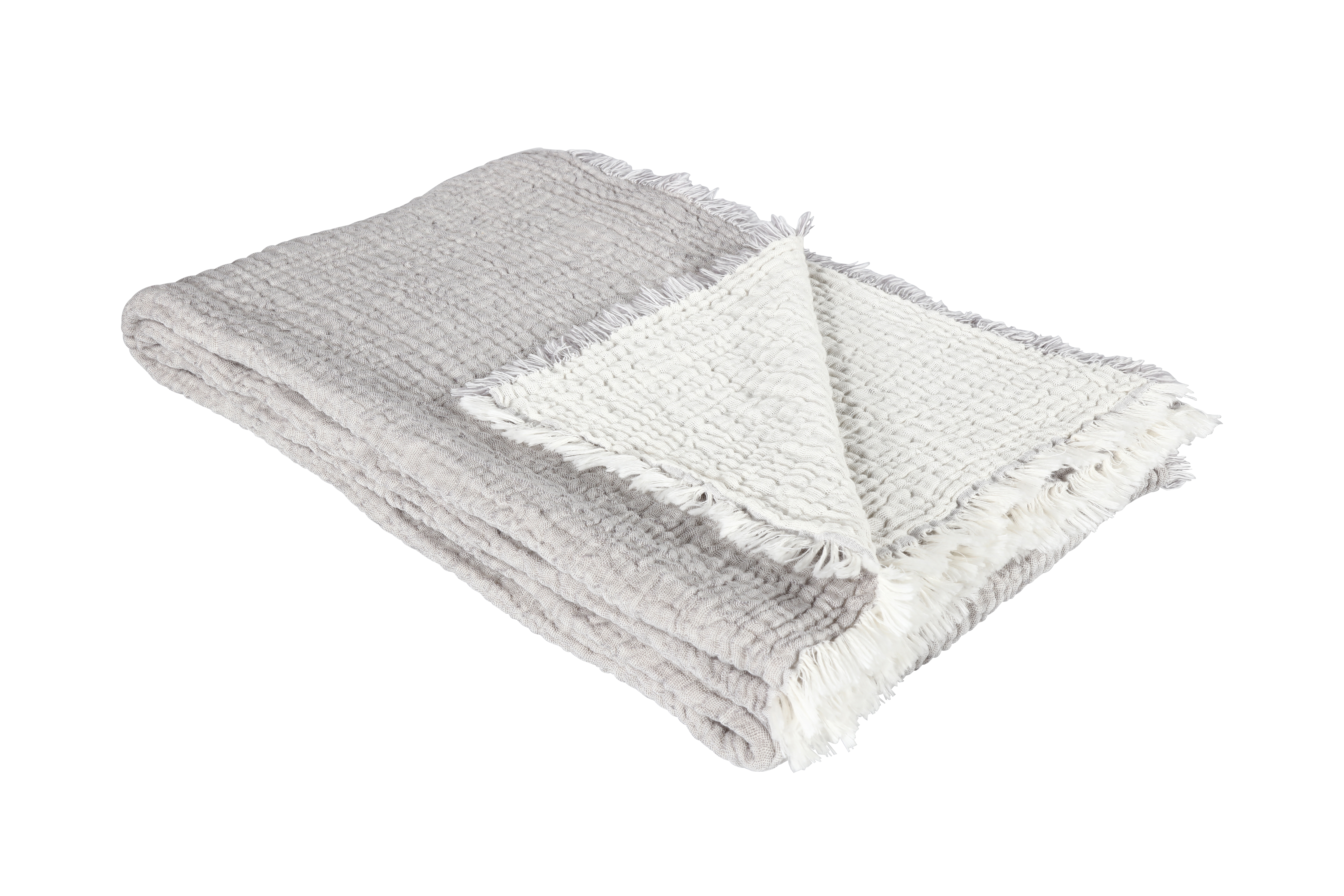 Plaid Artemis Grau 140x210 cm Eskitex AG