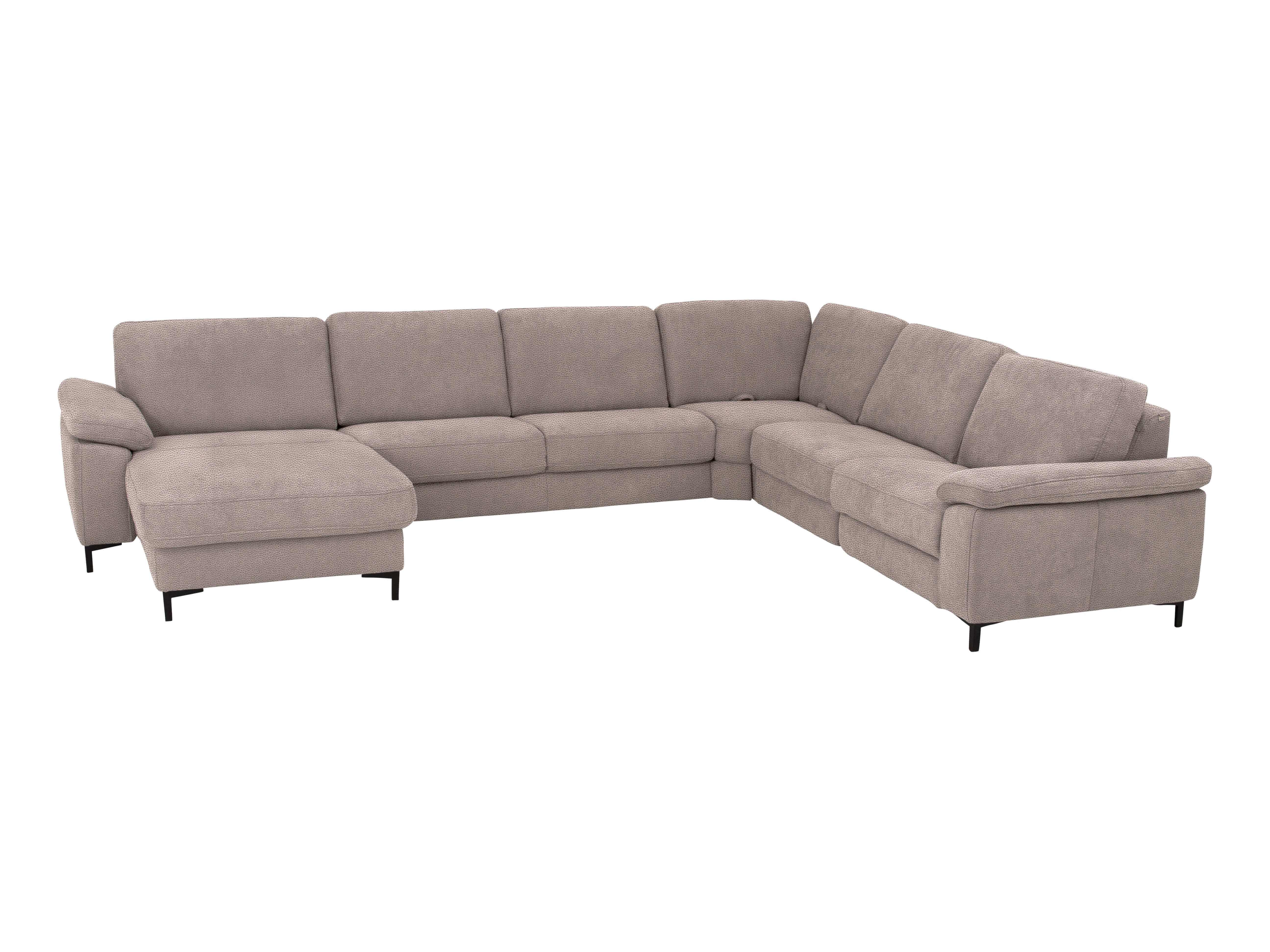 Shetland Basic corner sofa Polipol / Colour: Aluminium / Material: Basic microfibre
