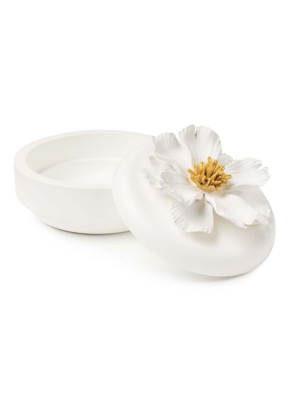 Dose Peony Weiss H: 10 cm Abhika