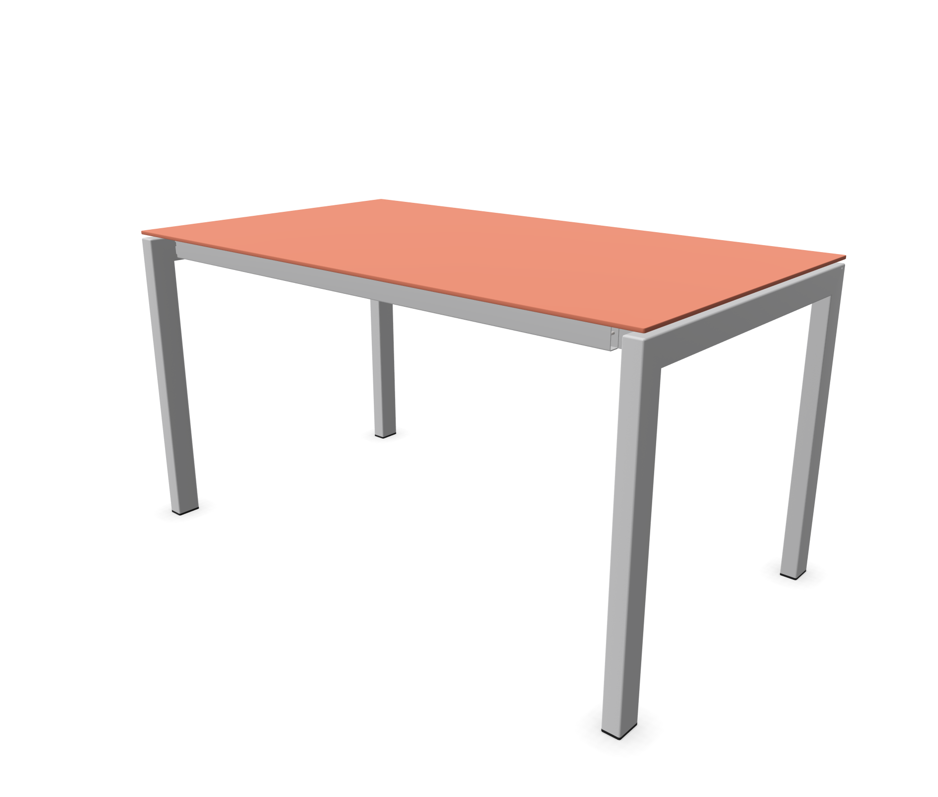 Gartentisch Luzern von Schaffner / Farbe: Terracotta / Grösse: 140 x 80 cm