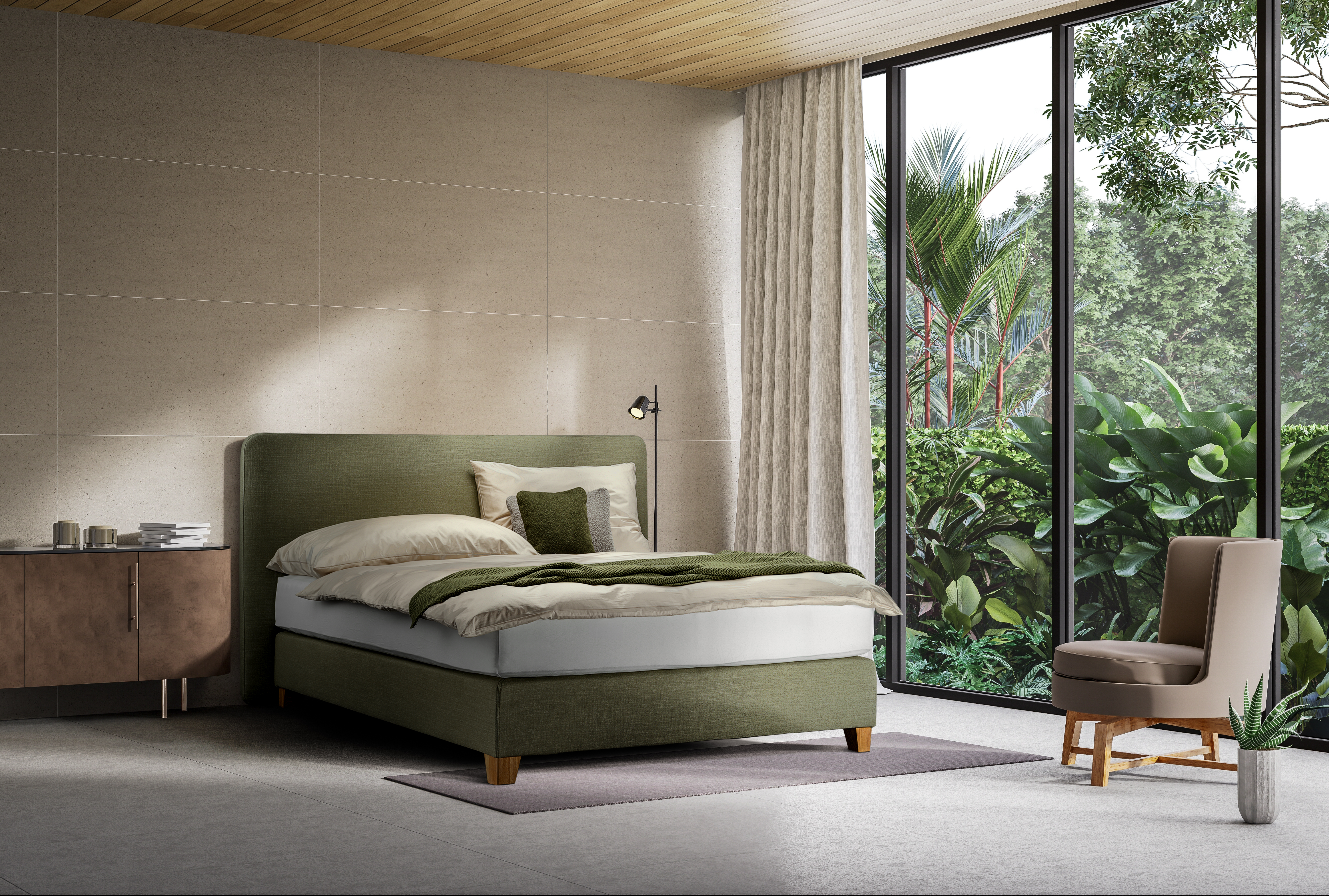 Boxspringbett St. Moritz DOC / Farbe: