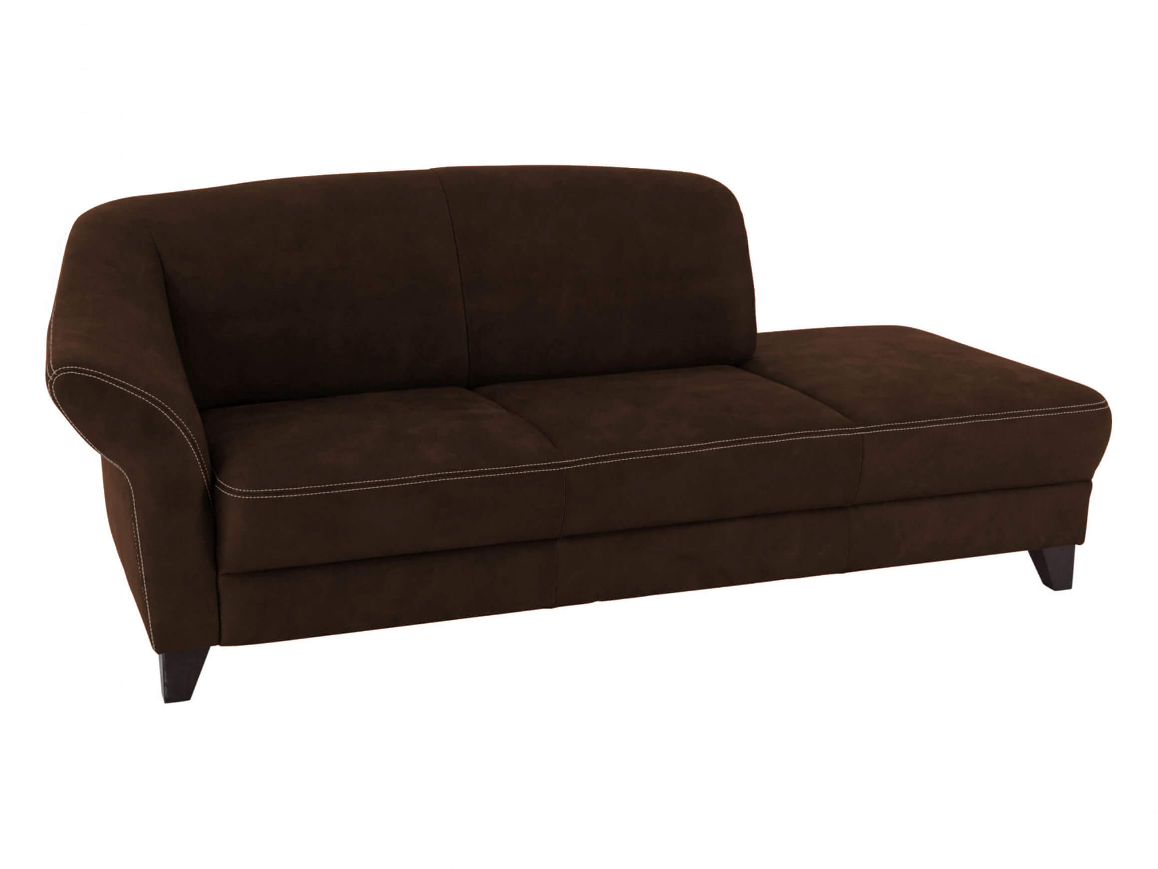 Liegesofa Klosters Basic Ponsel / Farbe: Braun / Material: Leder Basic