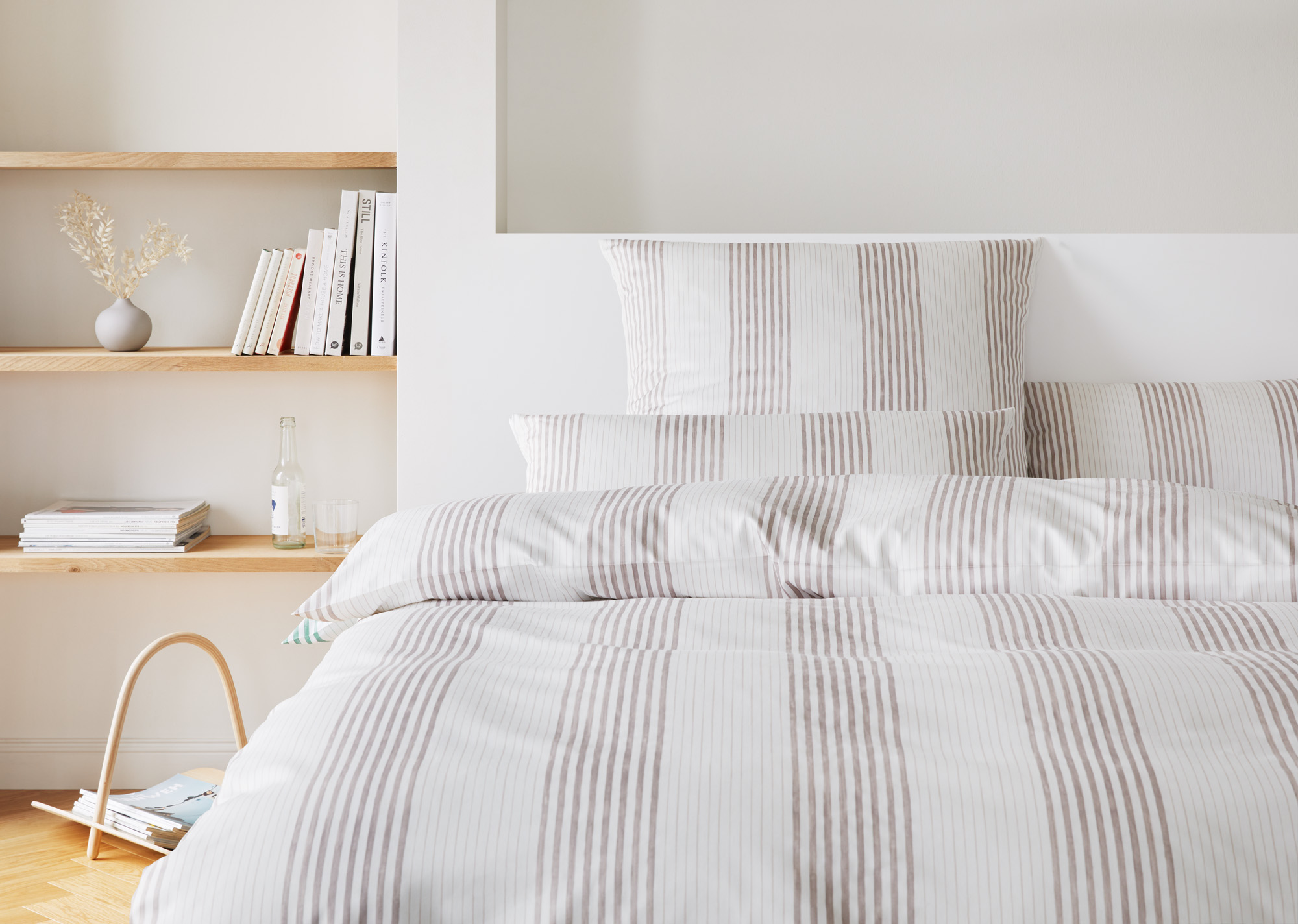 Bettwäsche Capri Sand Elegante / Grösse: 50 x 70 cm