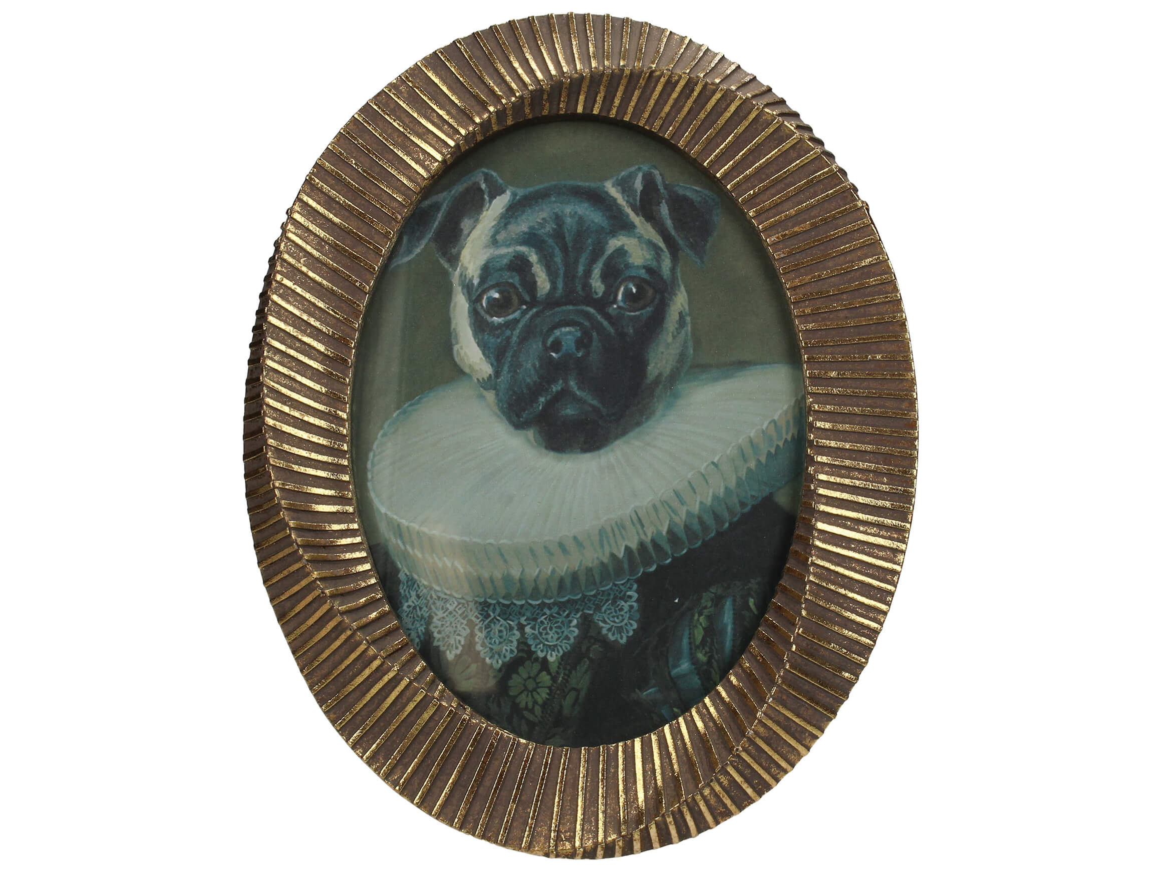 Fotorahmen Polyresin Oval H: 18 cm Kersten